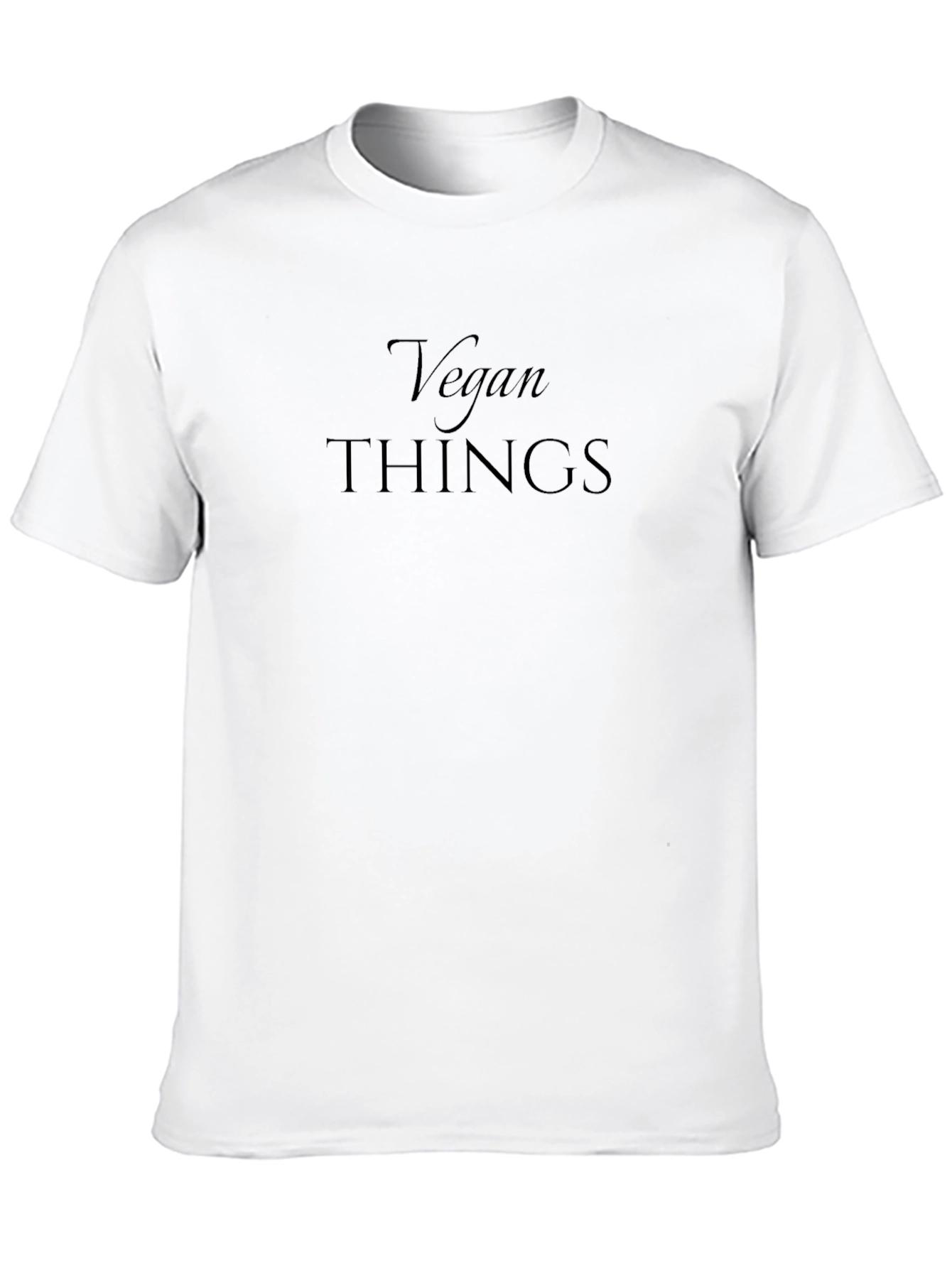 Vegan Things Black T-Shirt