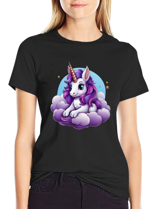 Unicorn Cloud Graphic Tee - Fantasy T-Shirt
