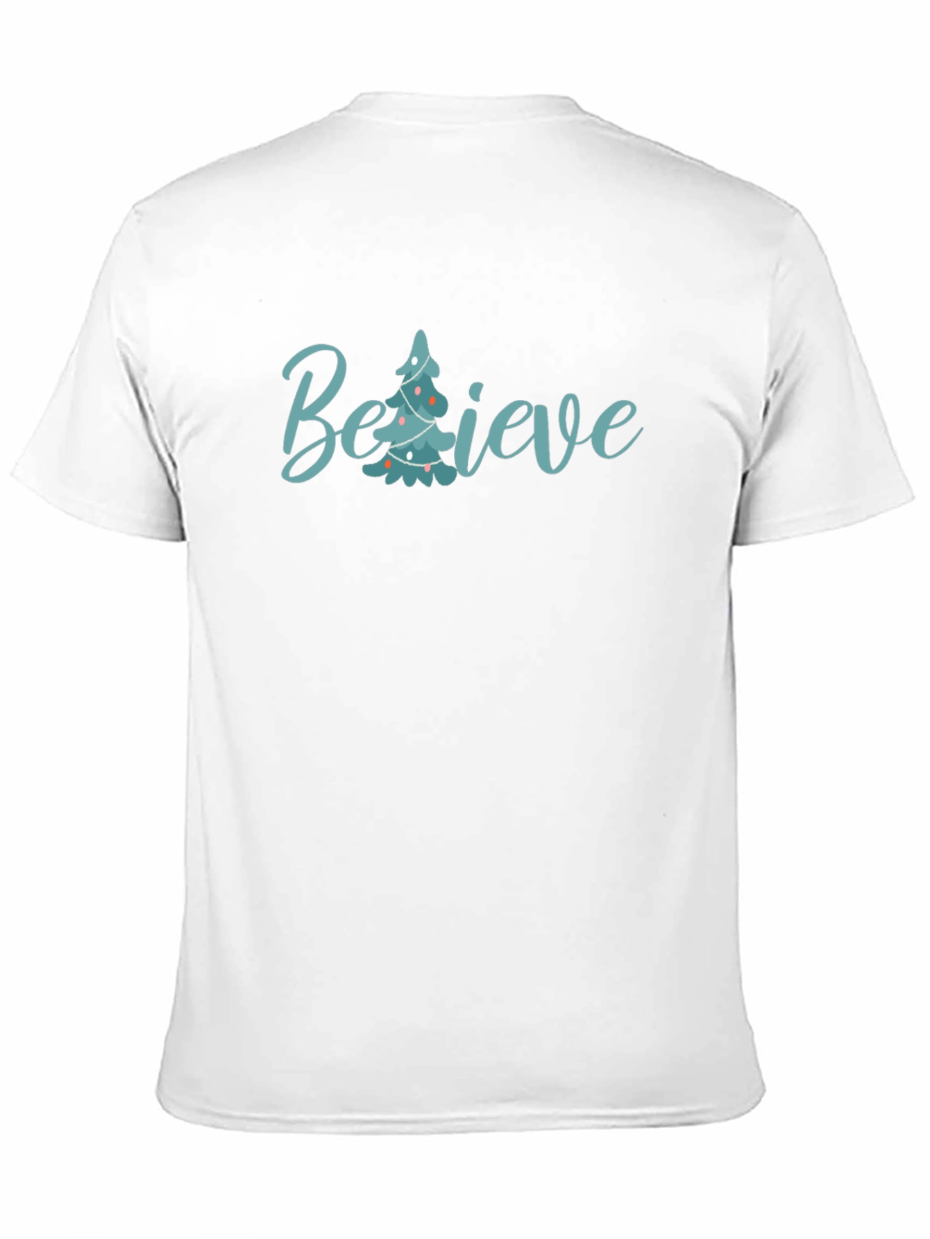 Believe Christmas Tree Graphic Tee