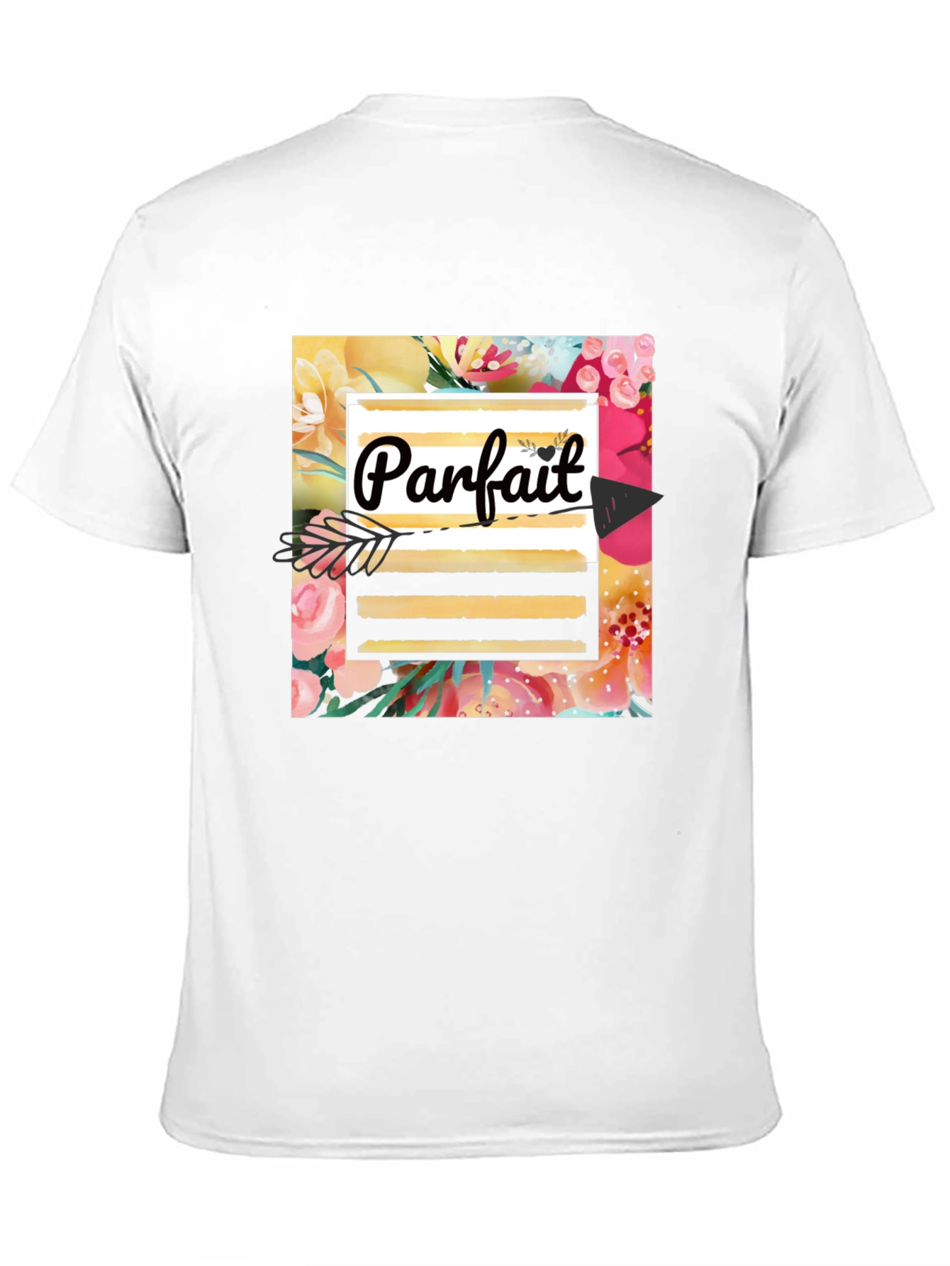 Parfait Graphic T-Shirt | Stylish Floral Design