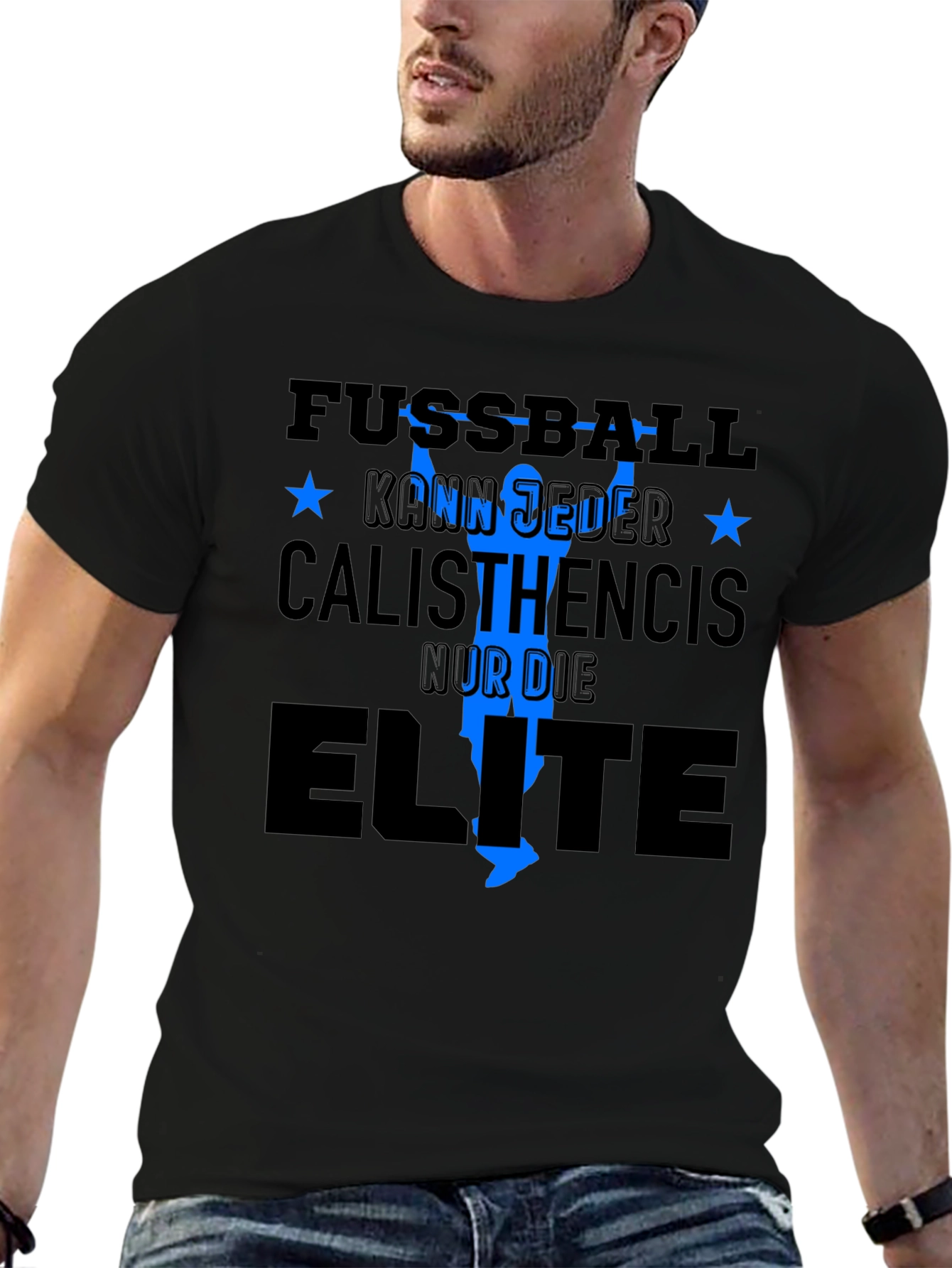 Calisthenics Elite Mens Black T-Shirt
