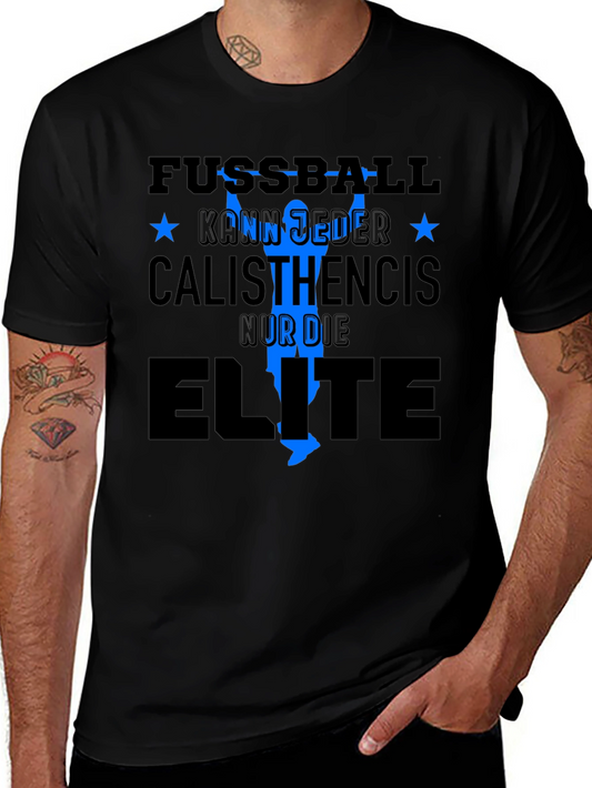 Calisthenics Elite Mens Black T-Shirt