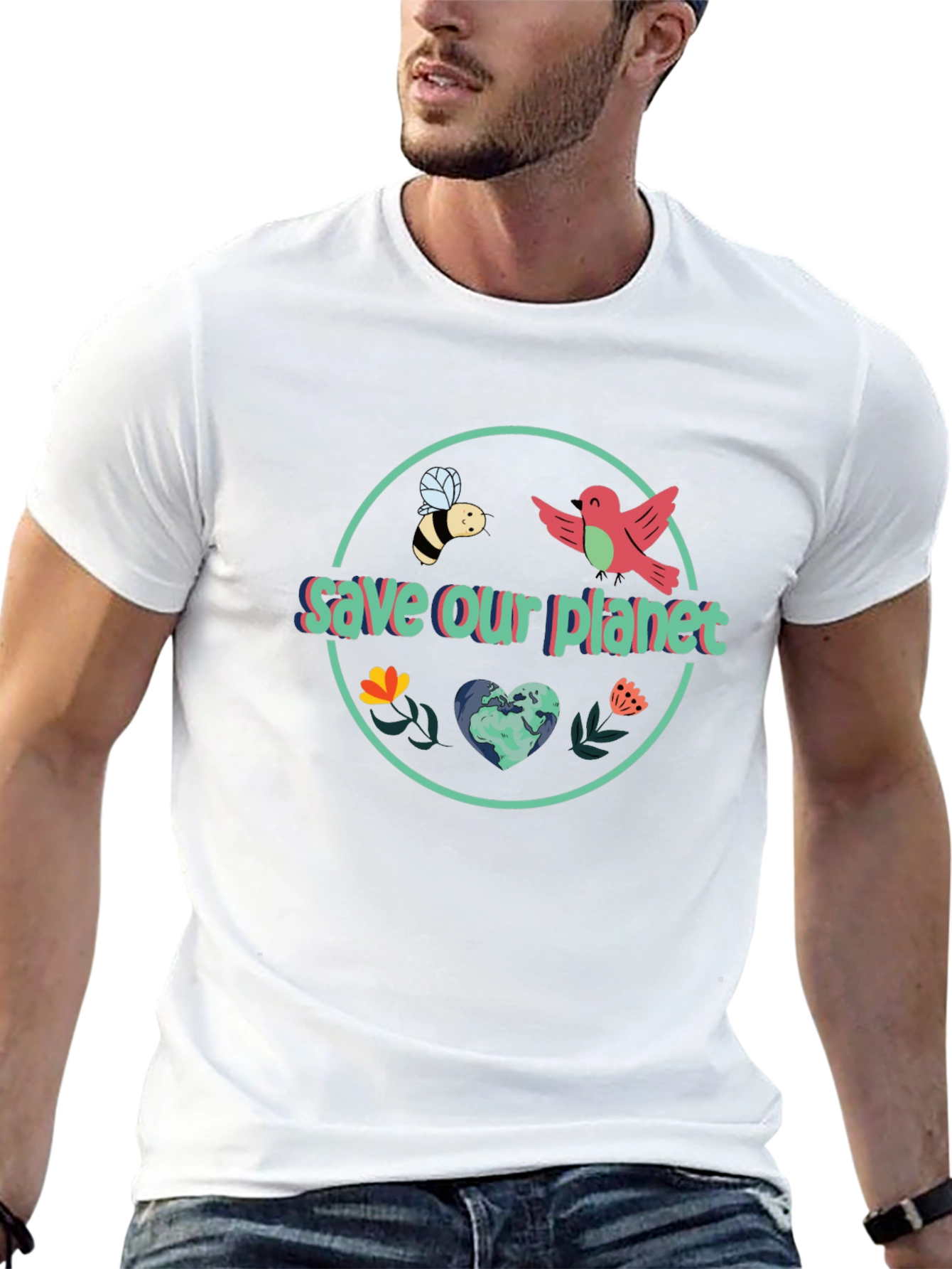 Save Our Planet Graphic T-Shirt