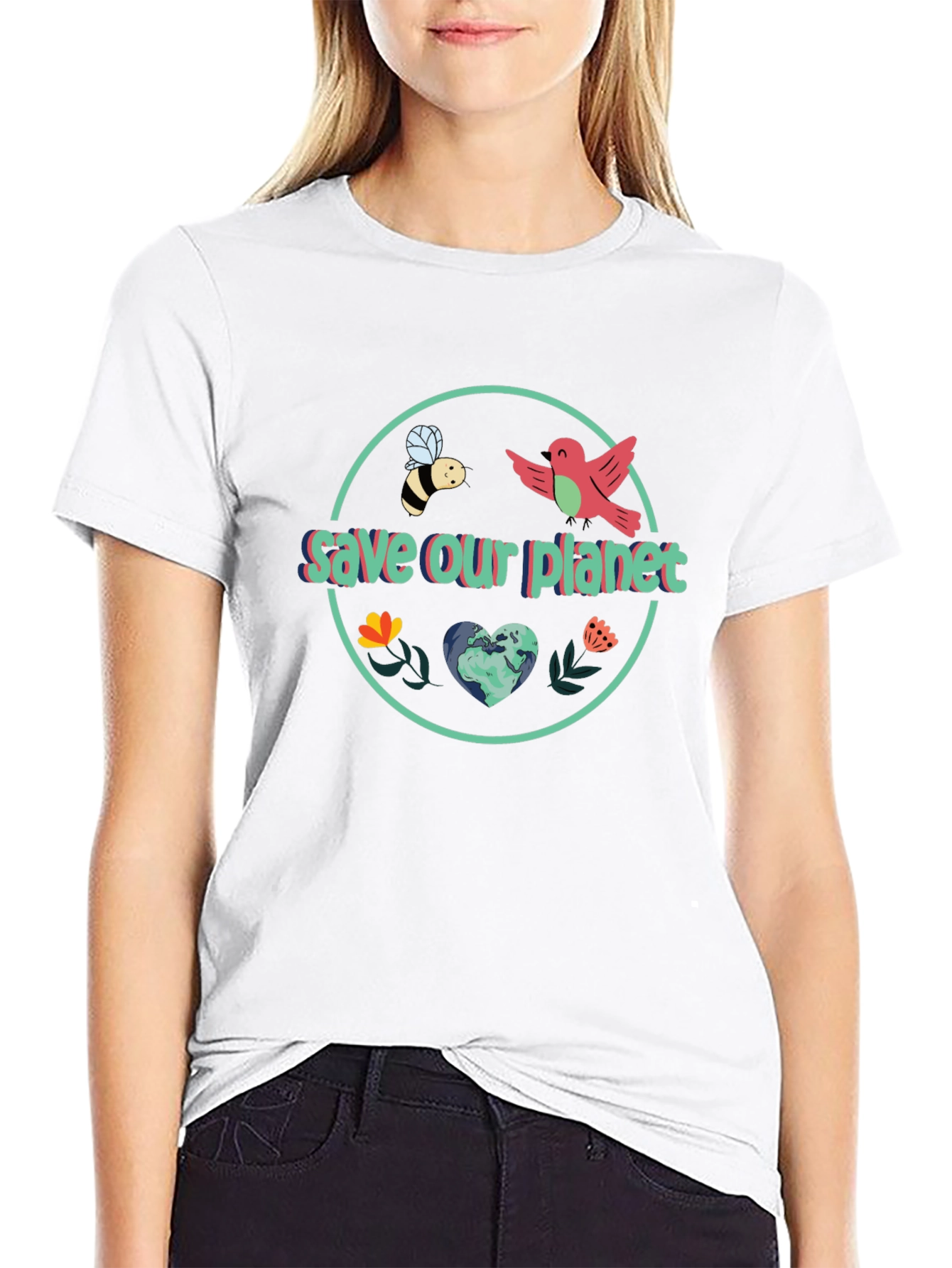 Save Our Planet Graphic T-Shirt