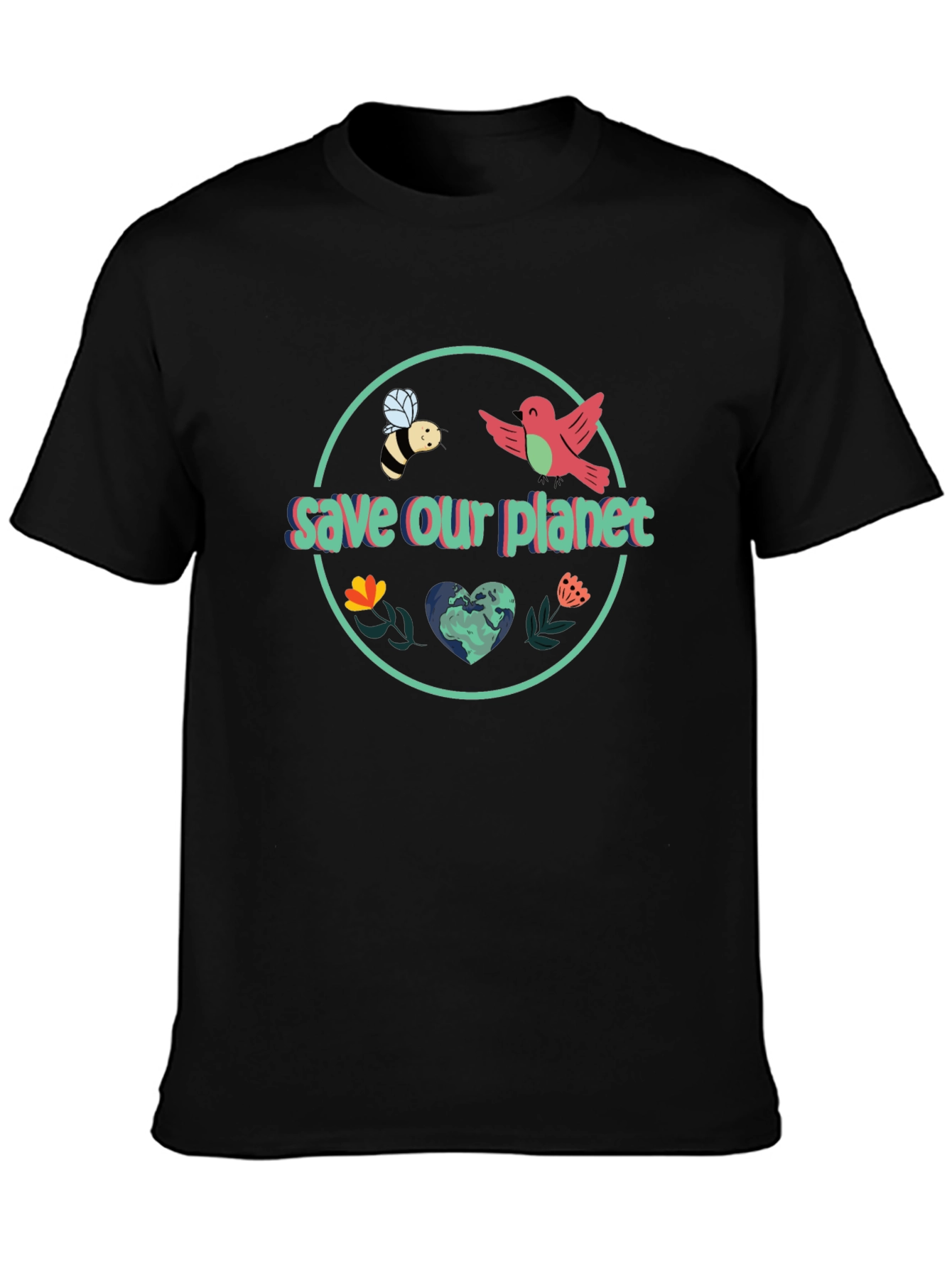 Save Our Planet Graphic T-Shirt