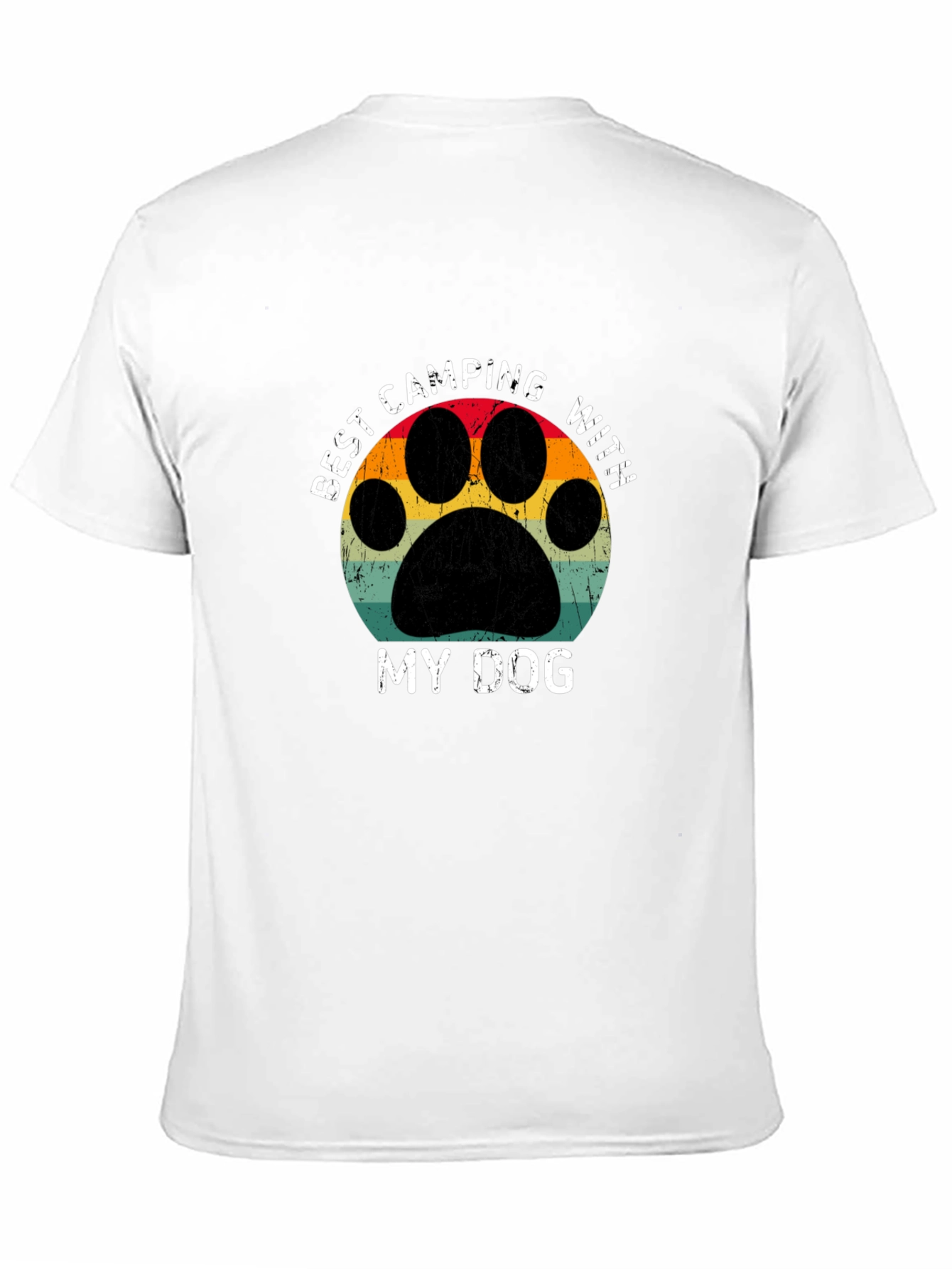 Best Camping With My Dog Graphic Tee