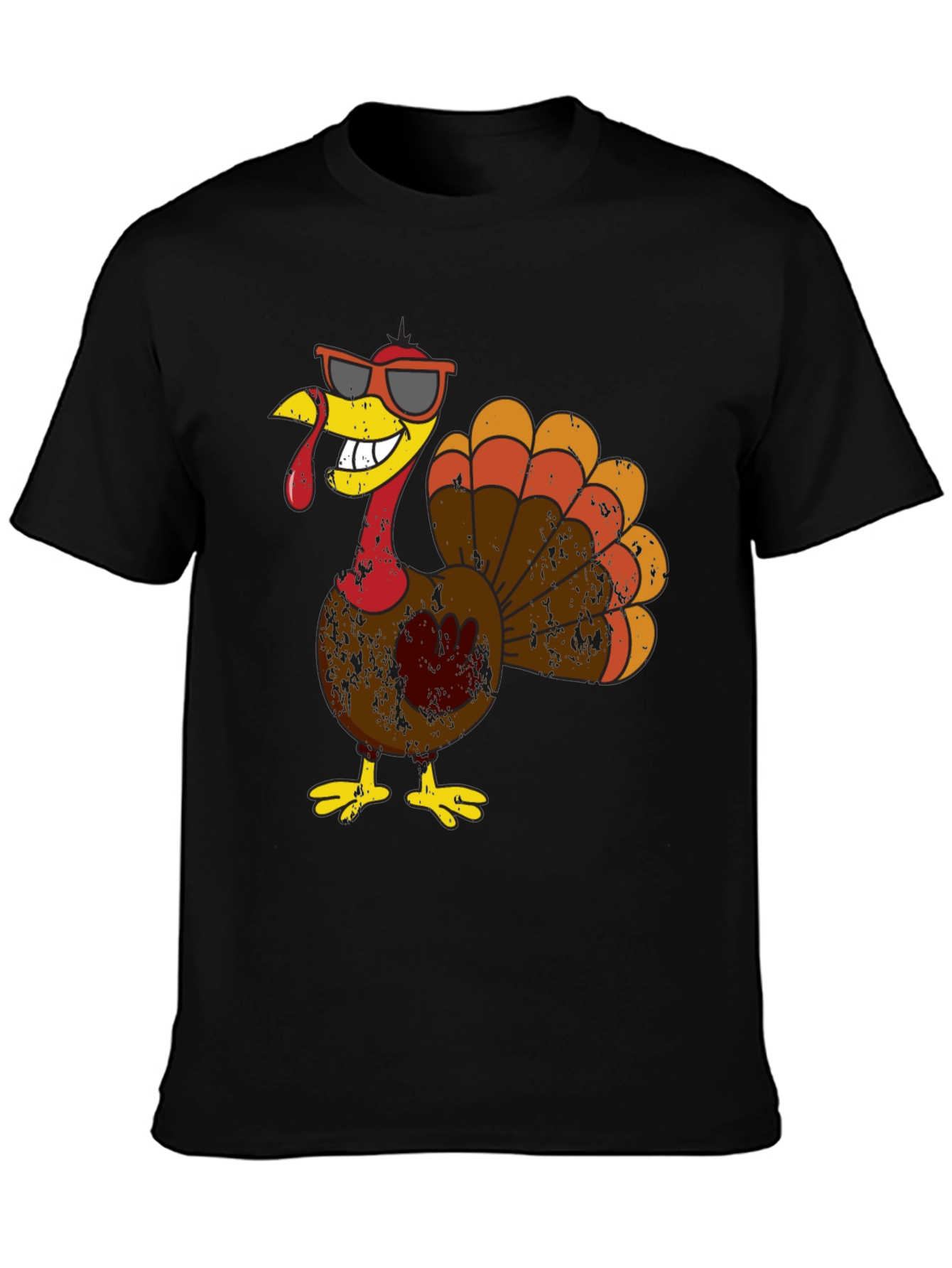Cool Turkey Graphic Tee - Thanksgiving Humor