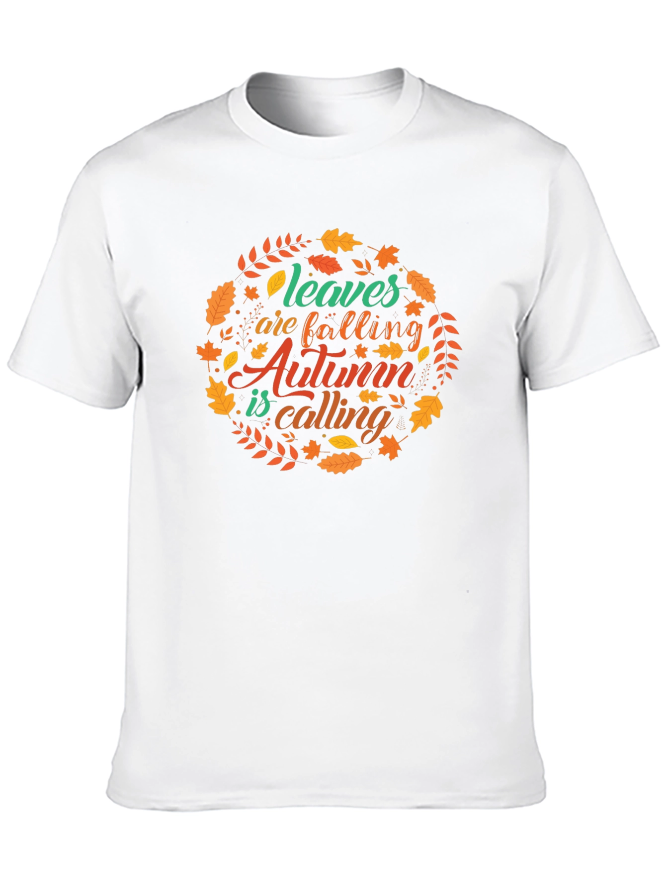 Autumn Calling Graphic Tee - Black