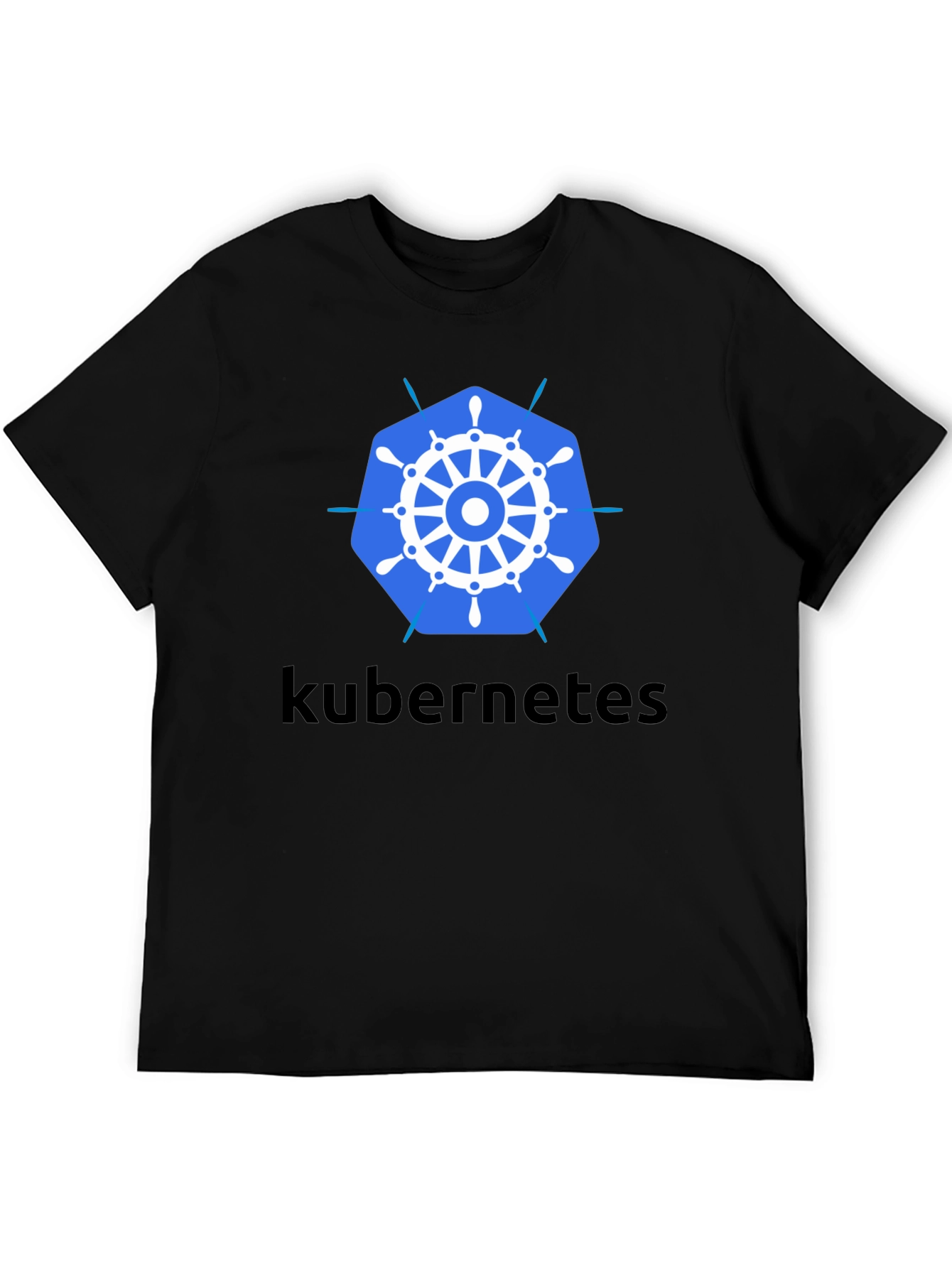 Kubernetes T-Shirt - Black Cotton Blend Tee