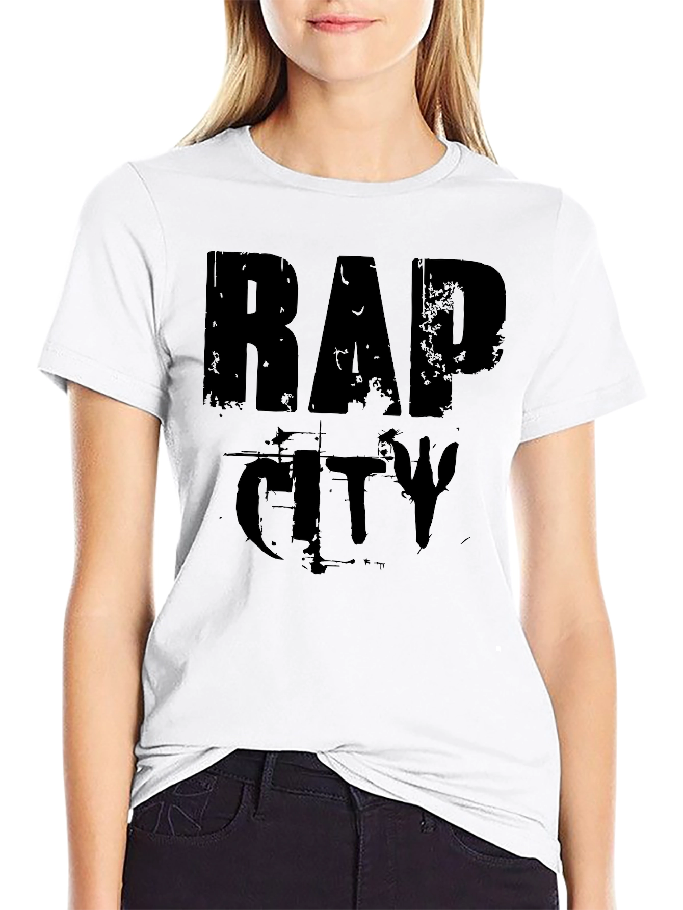 Rap City Graphic Tee - Black