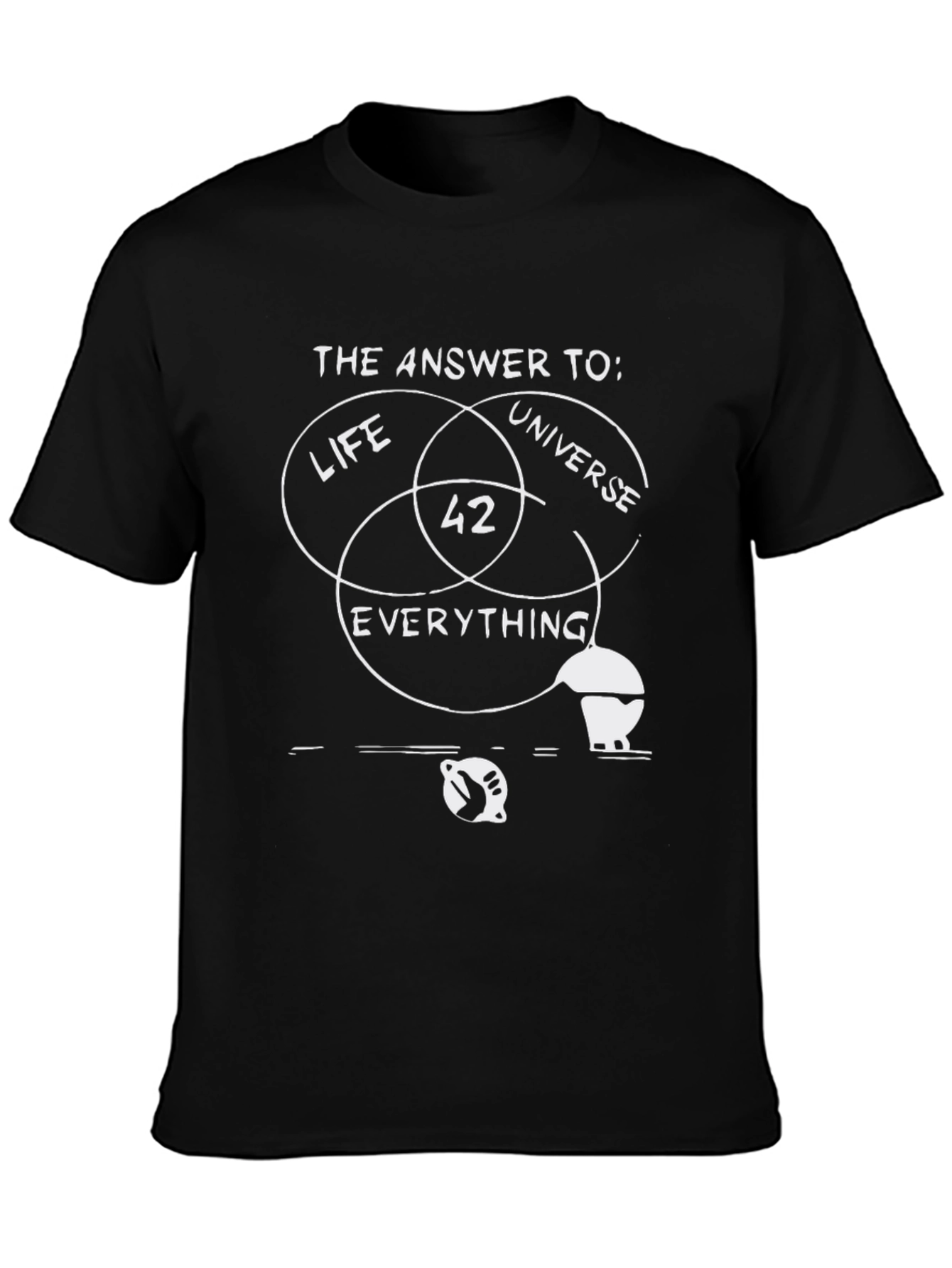 The Answer is 42 Mens Graphic Tee