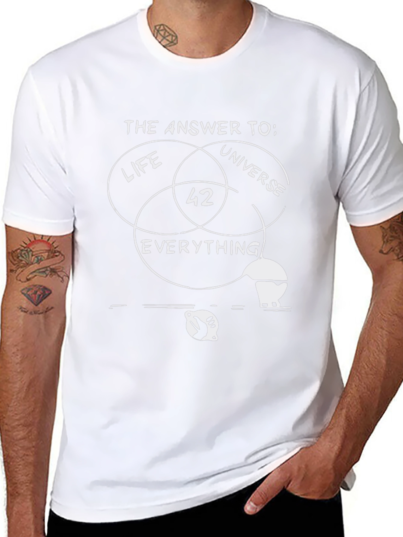 The Answer is 42 Mens Graphic Tee