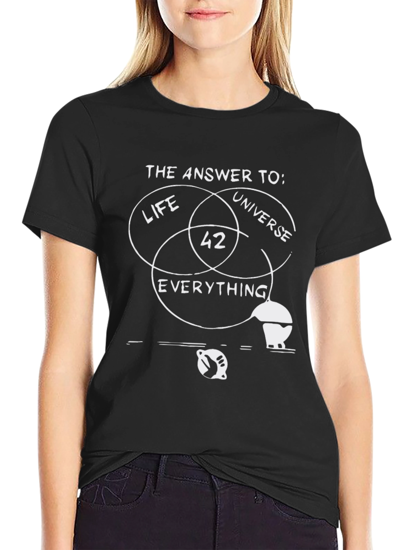 The Answer is 42 Mens Graphic Tee