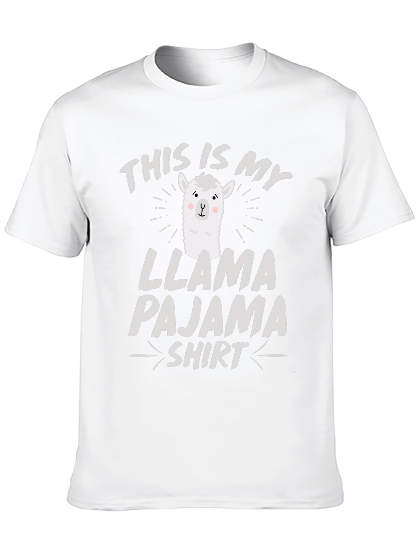 Llama Pajama Shirt - Funny Graphic Tee