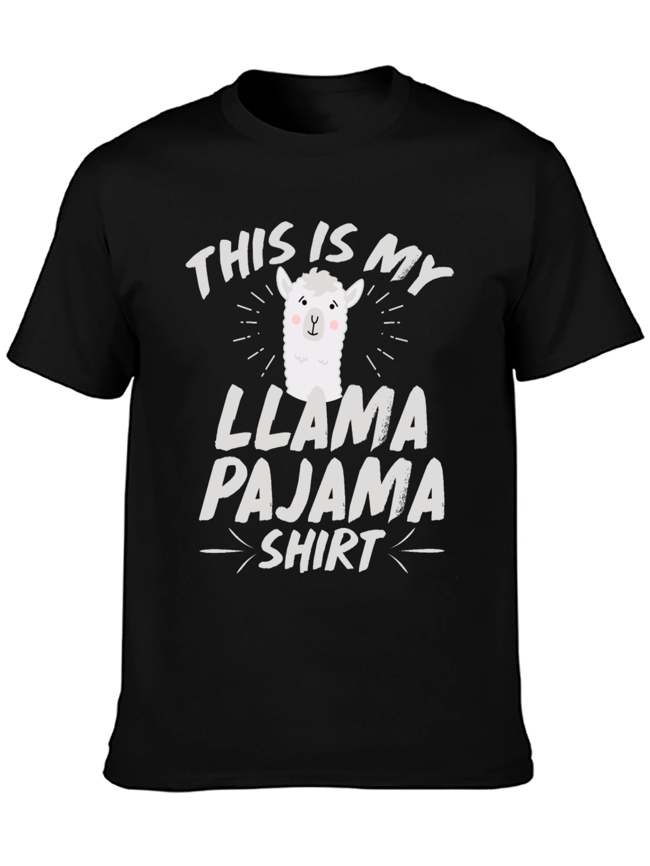 Llama Pajama Shirt - Funny Graphic Tee