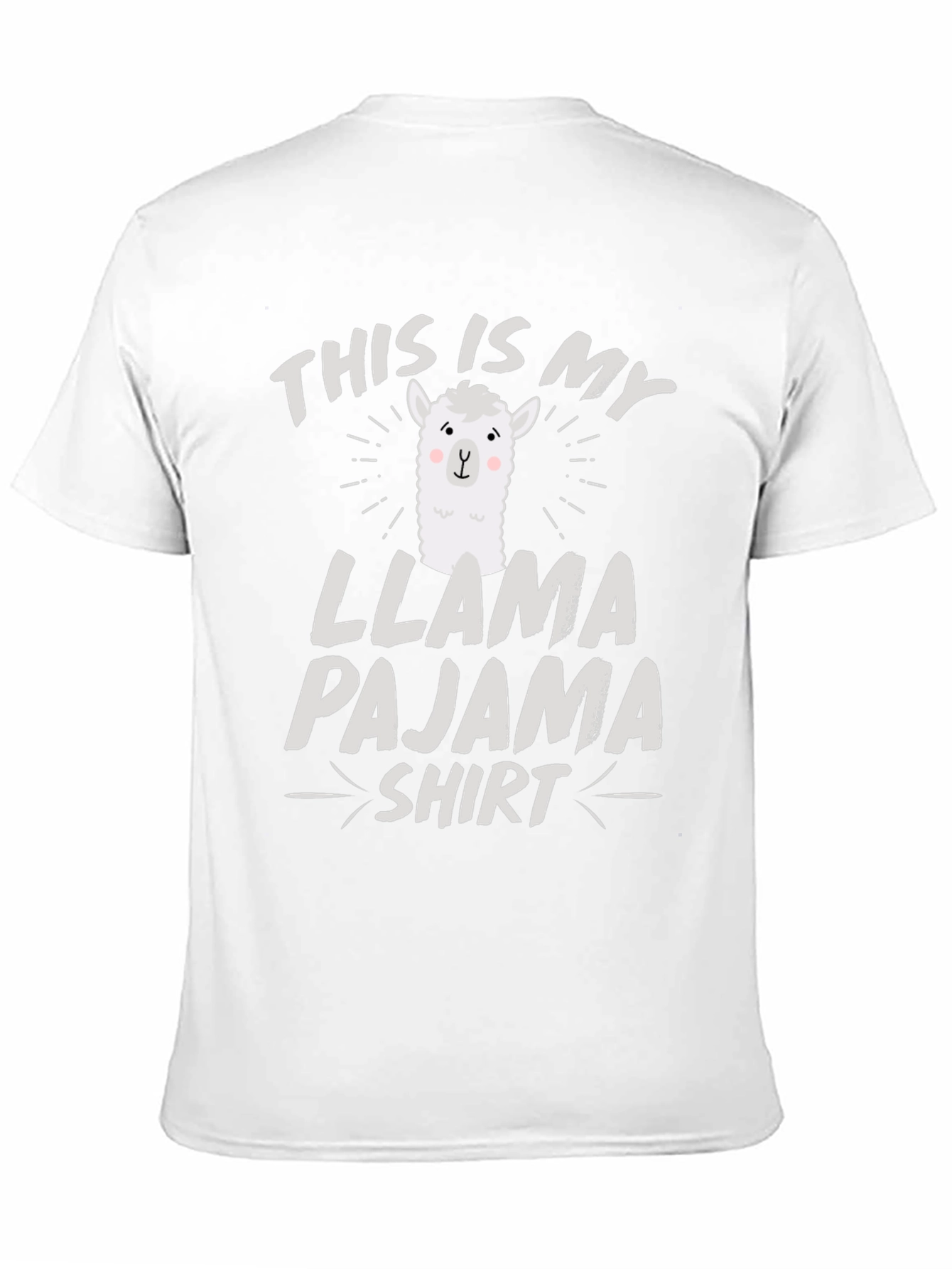 Llama Pajama Shirt - Funny Graphic Tee