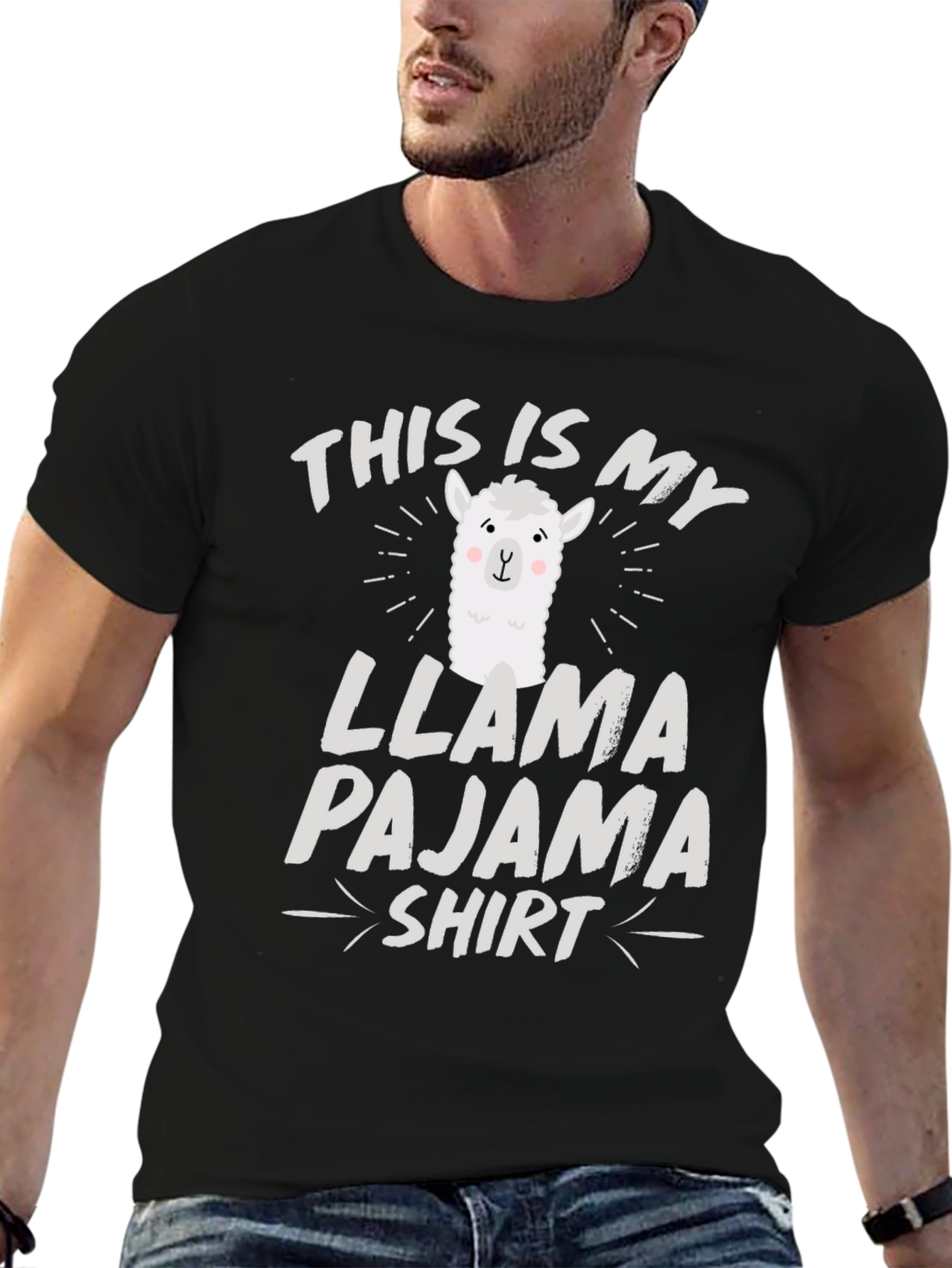 Llama Pajama Shirt - Funny Graphic Tee