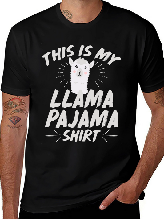 Llama Pajama Shirt - Funny Graphic Tee