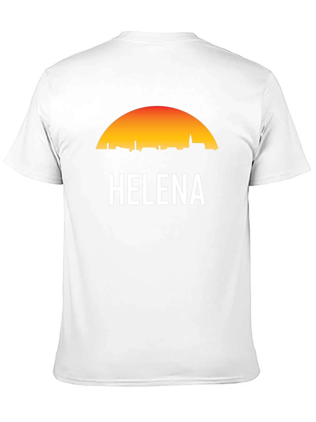 Helena Skyline T-Shirt - Sunset Design
