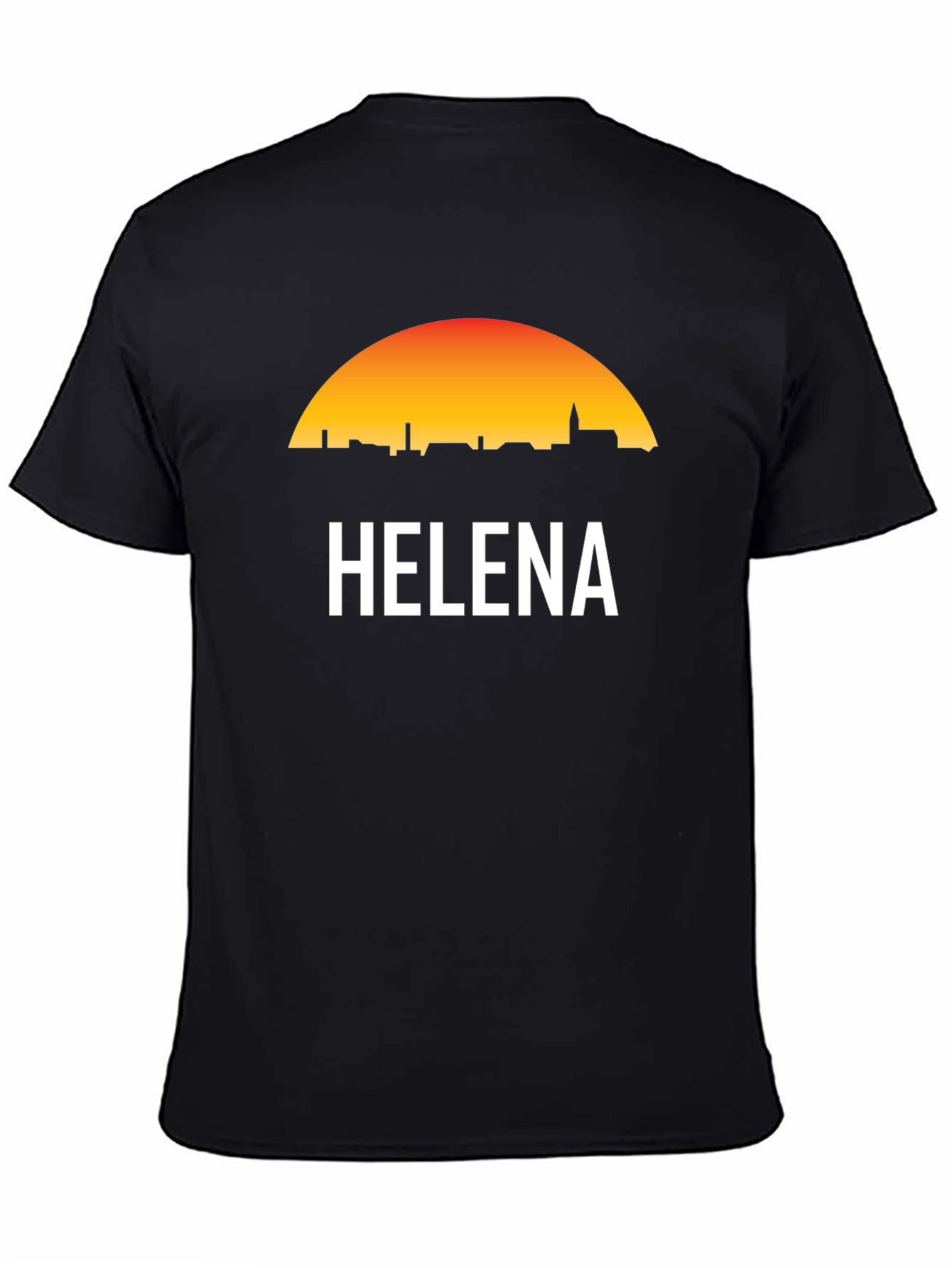 Helena Skyline T-Shirt - Sunset Design