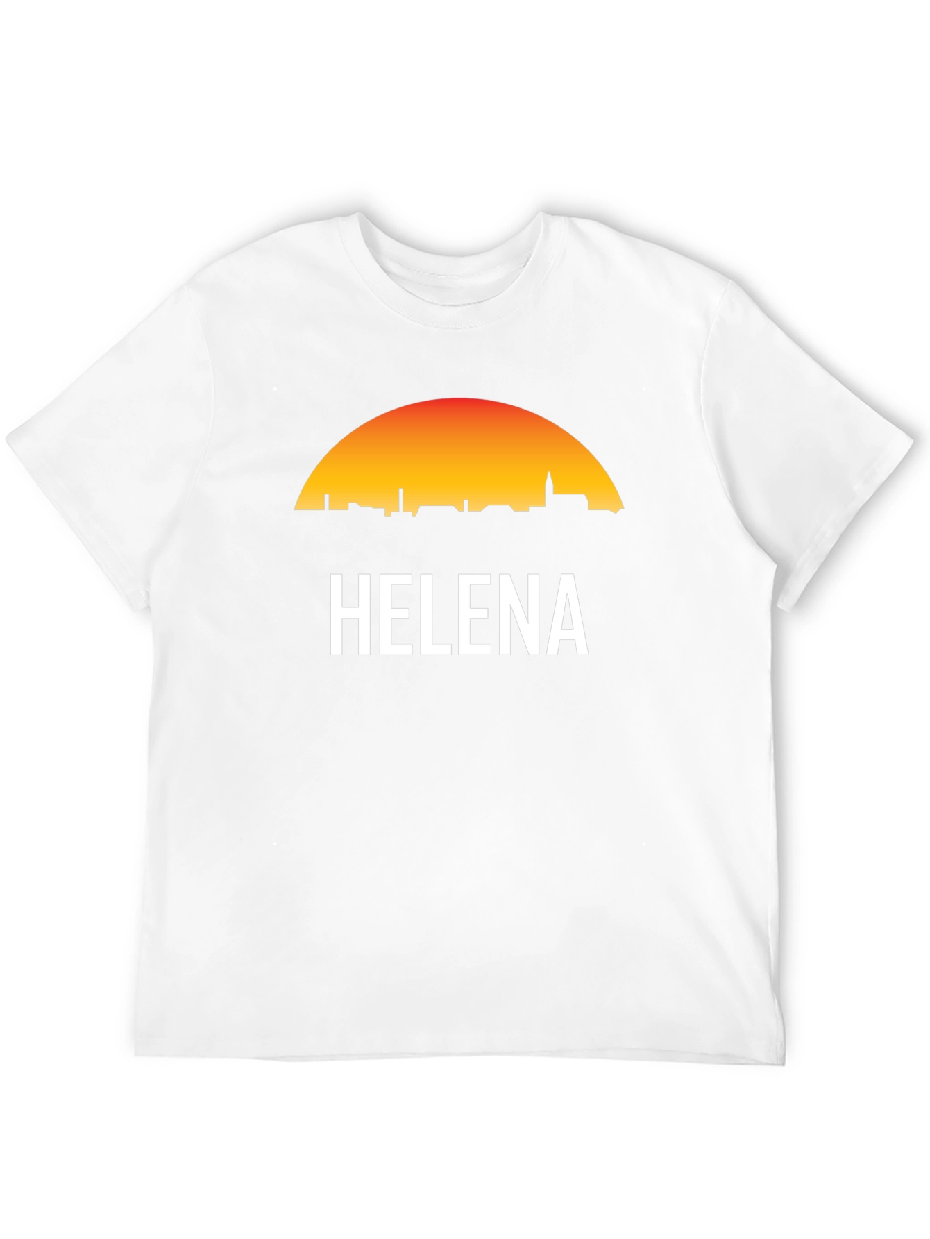 Helena Skyline T-Shirt - Sunset Design