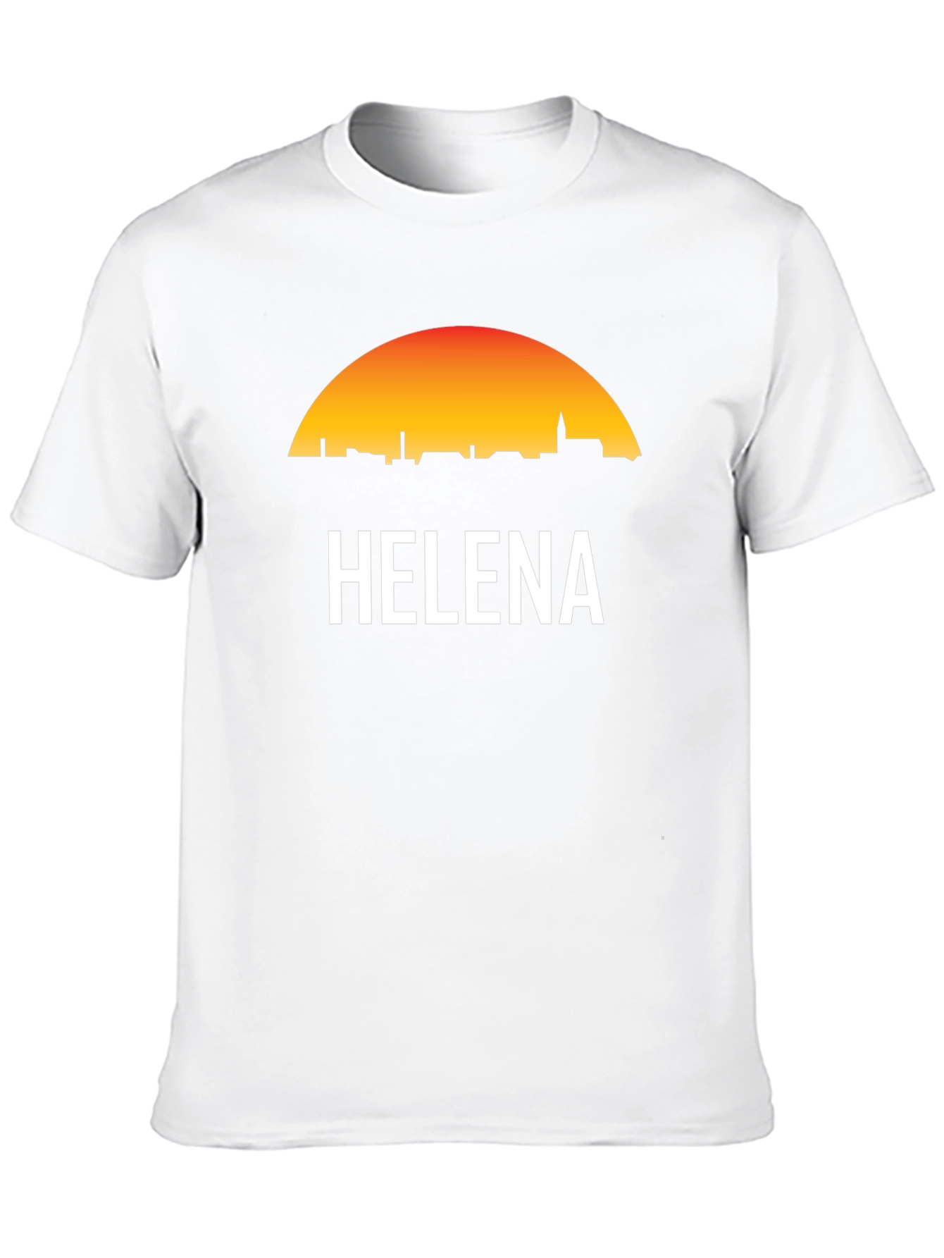 Helena Skyline T-Shirt - Sunset Design