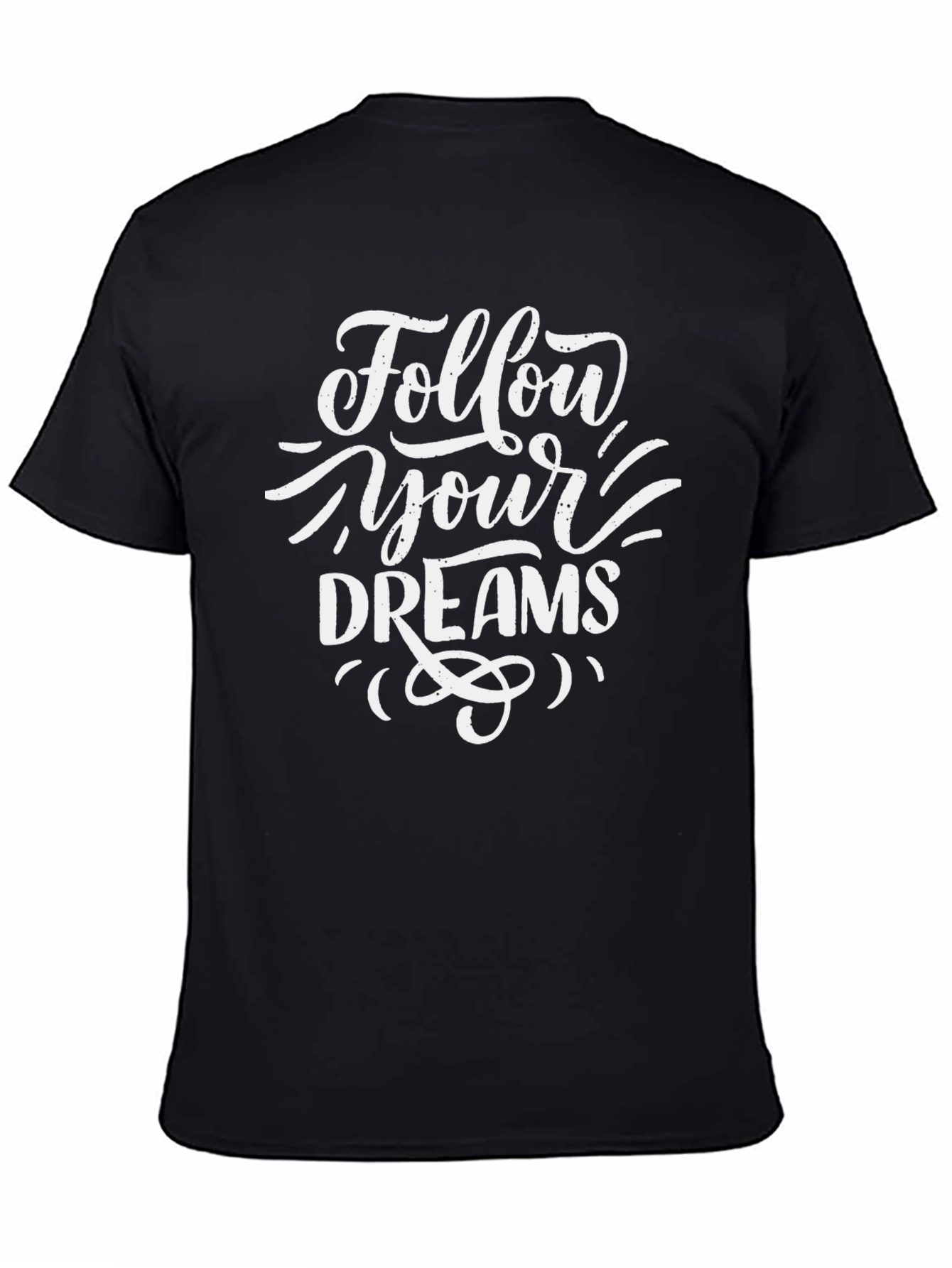 Follow Your Dreams Graphic Tee - Black