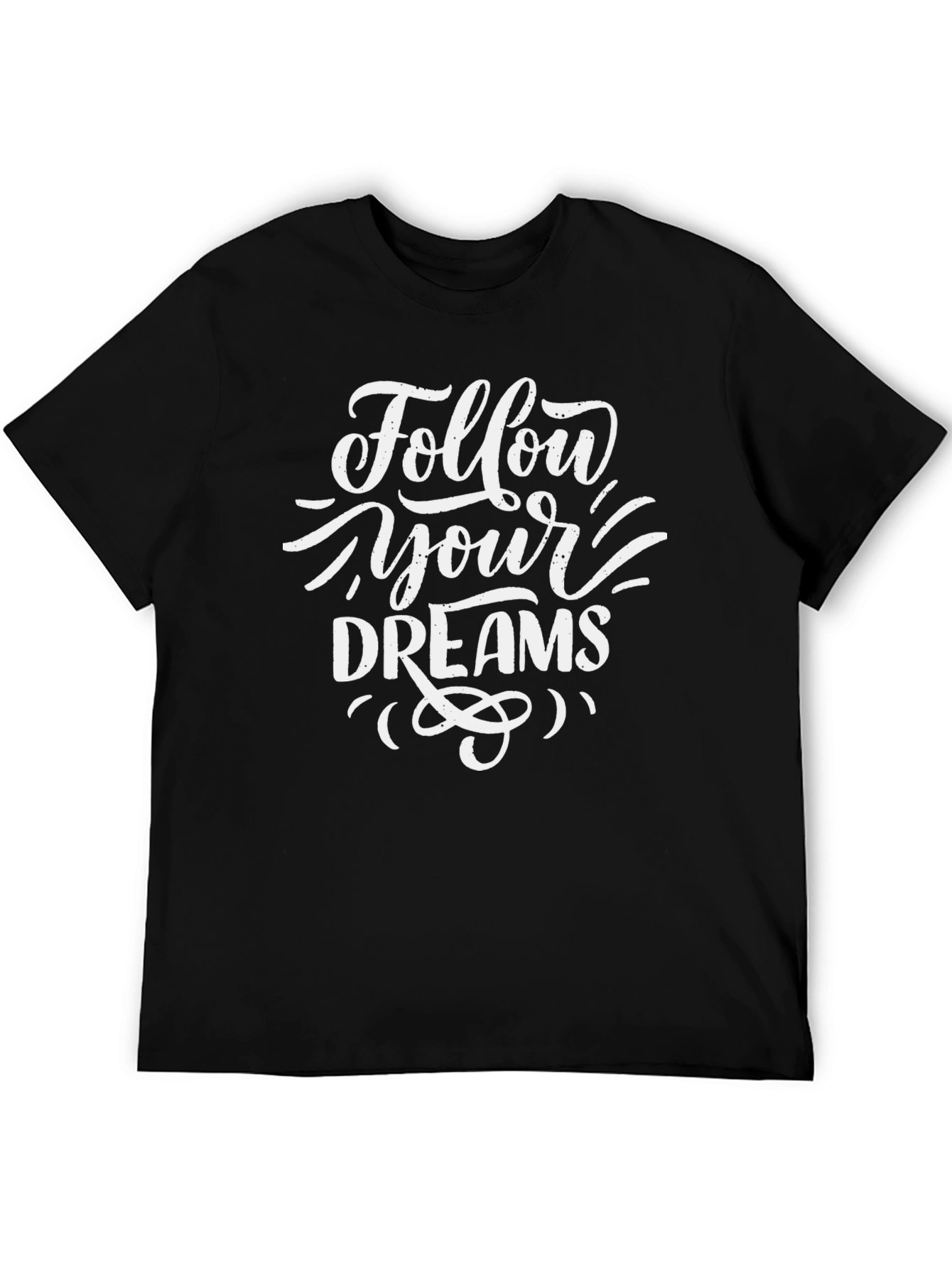 Follow Your Dreams Graphic Tee - Black