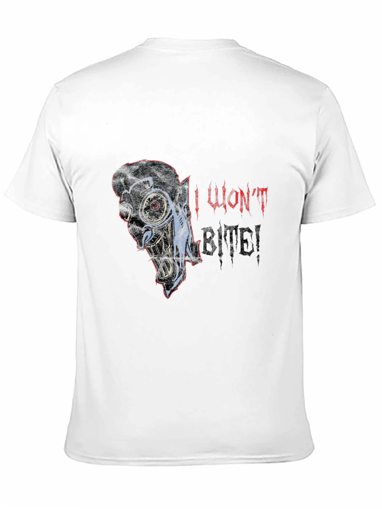 I Wont Bite! Black T-Shirt