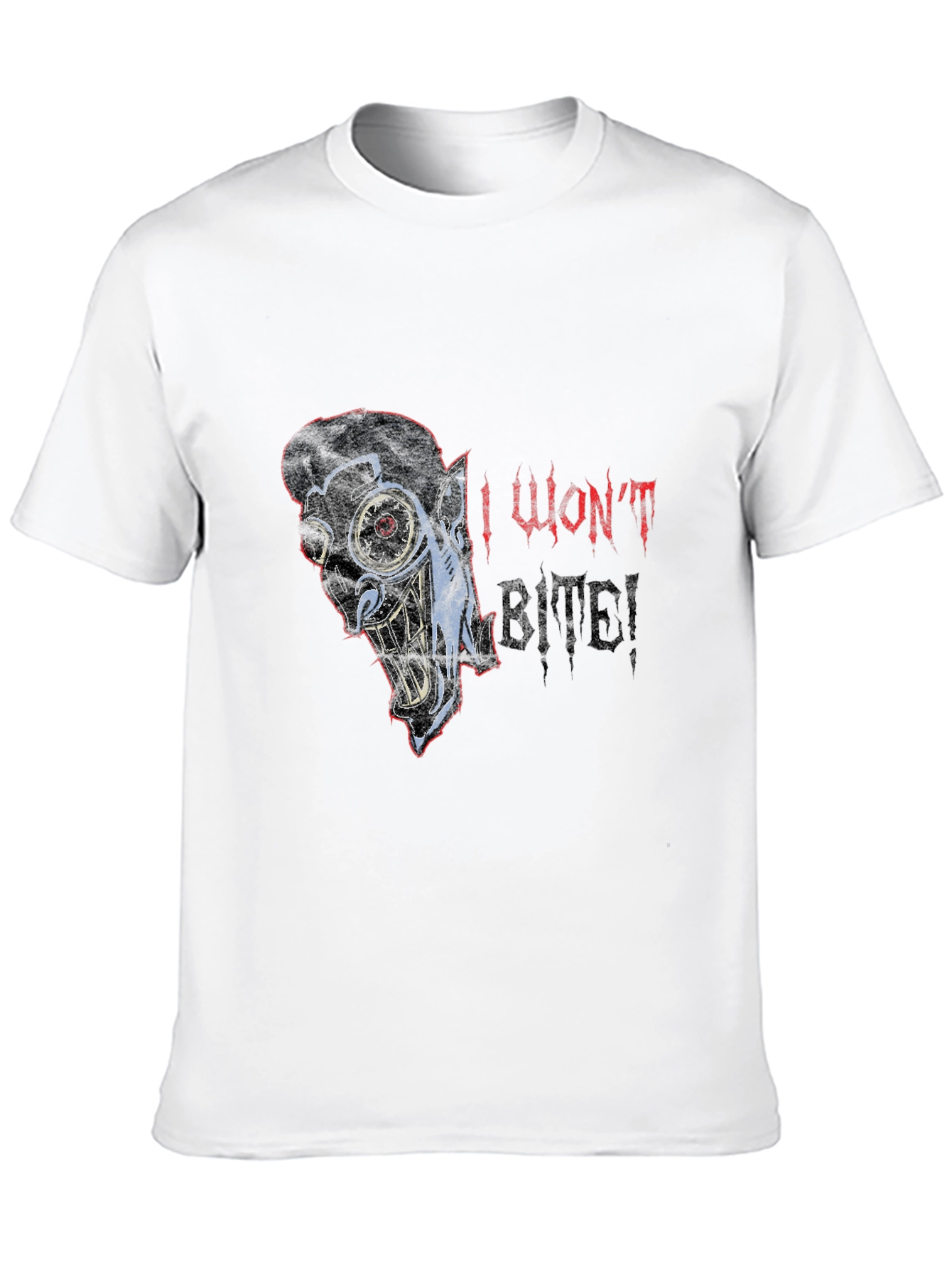 I Wont Bite! Black T-Shirt