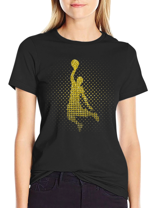 Basketball Player Graphic Tee - Stylish Mens T-Shirt