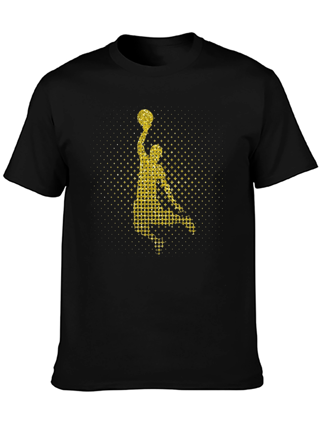 Basketball Player Graphic Tee - Stylish Mens T-Shirt