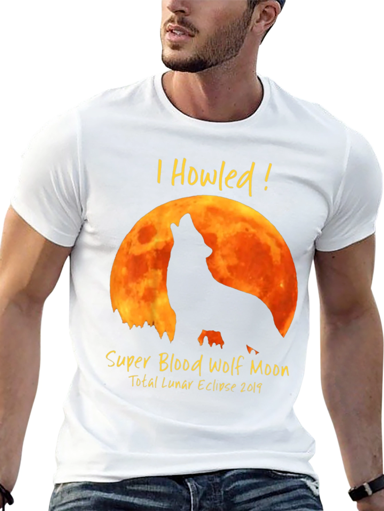 Super Blood Wolf Moon Total Lunar Eclipse 2019 T-Shirt