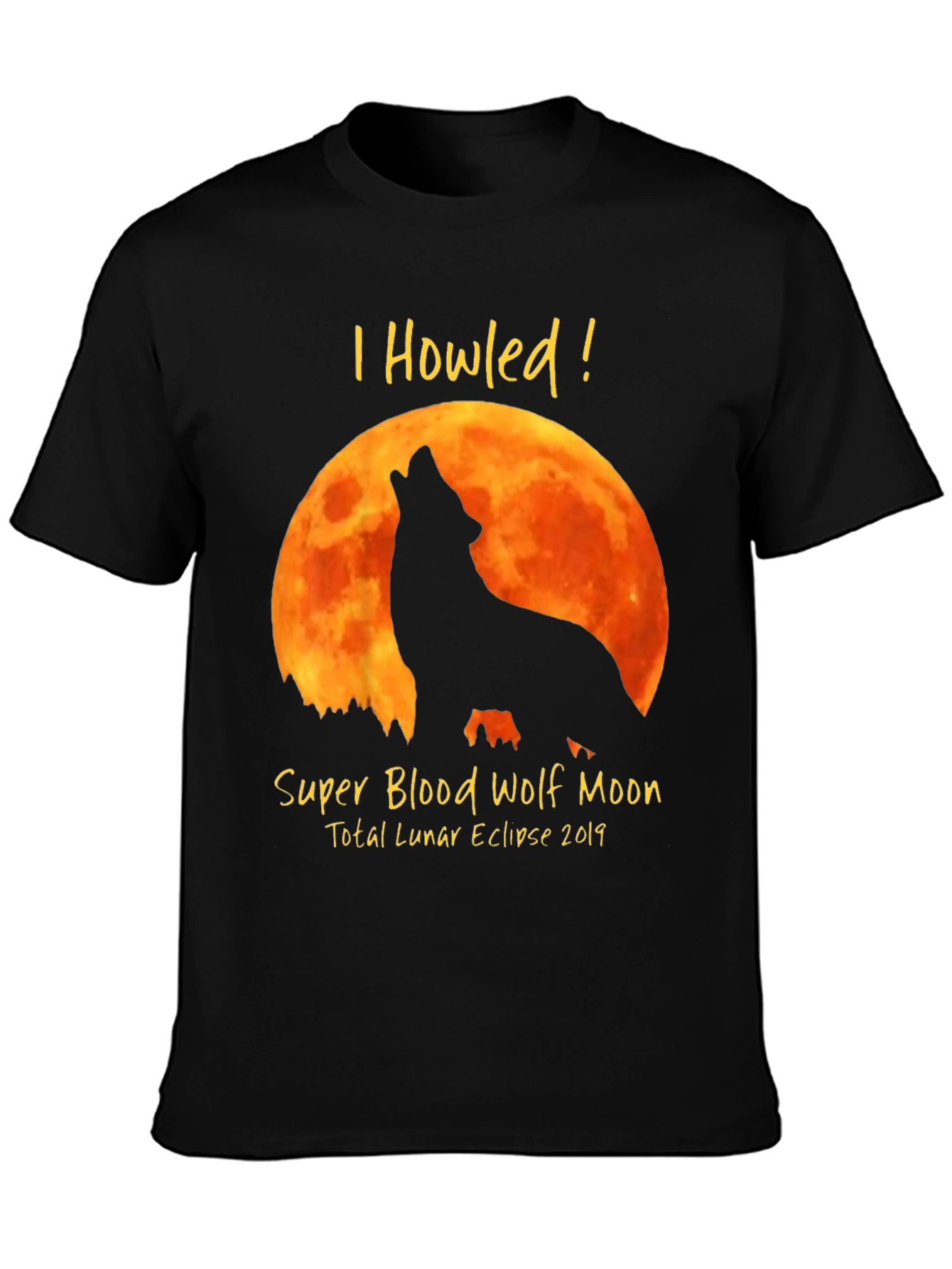Super Blood Wolf Moon Total Lunar Eclipse 2019 T-Shirt