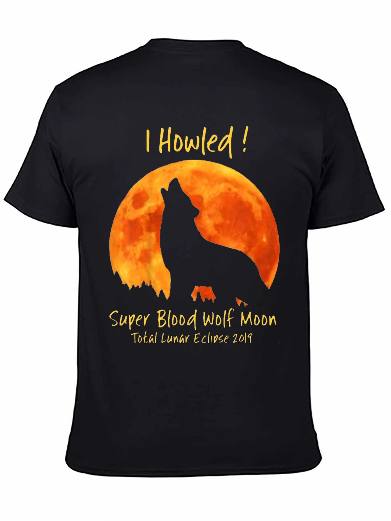 Super Blood Wolf Moon Total Lunar Eclipse 2019 T-Shirt