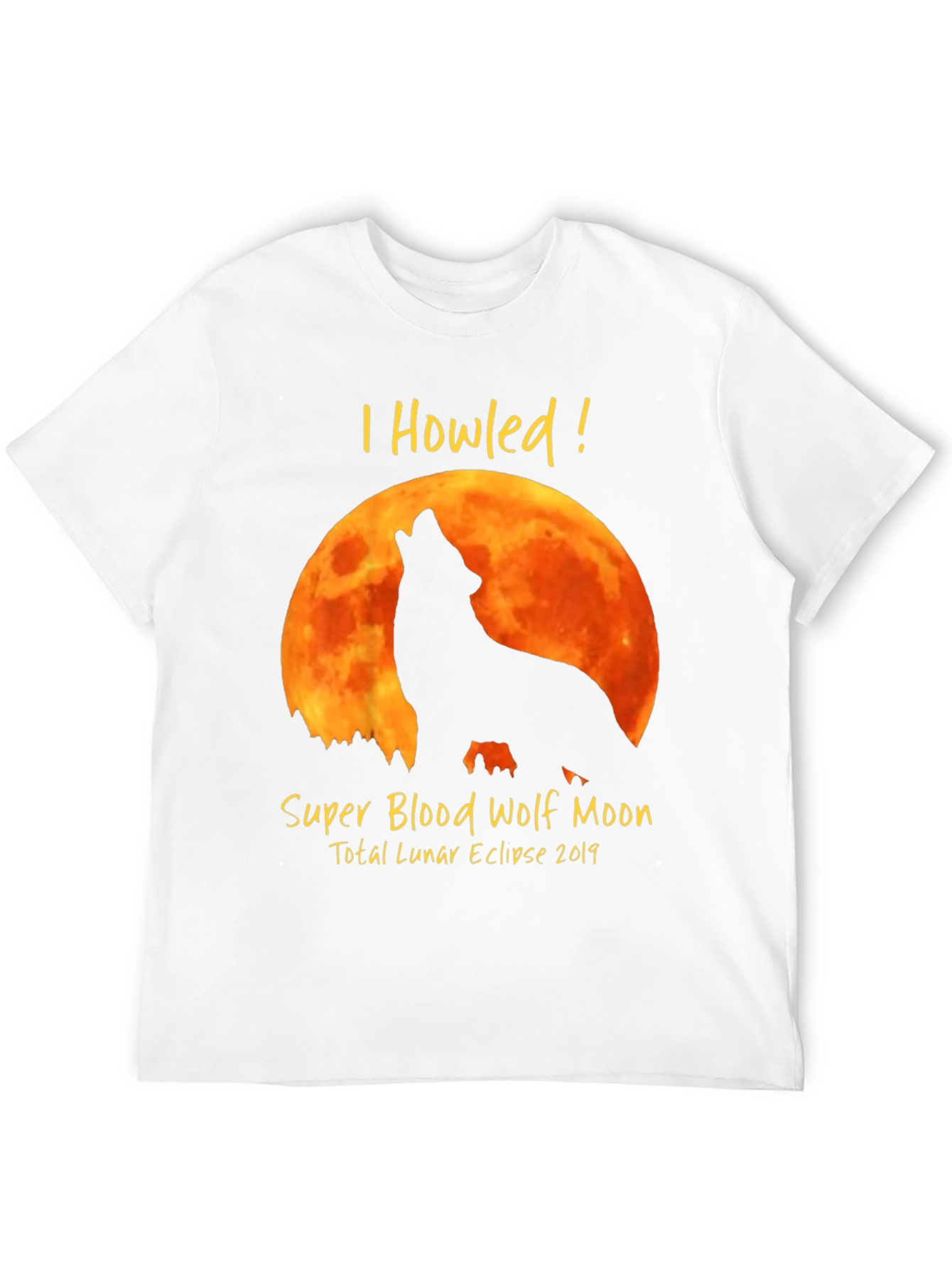 Super Blood Wolf Moon Total Lunar Eclipse 2019 T-Shirt