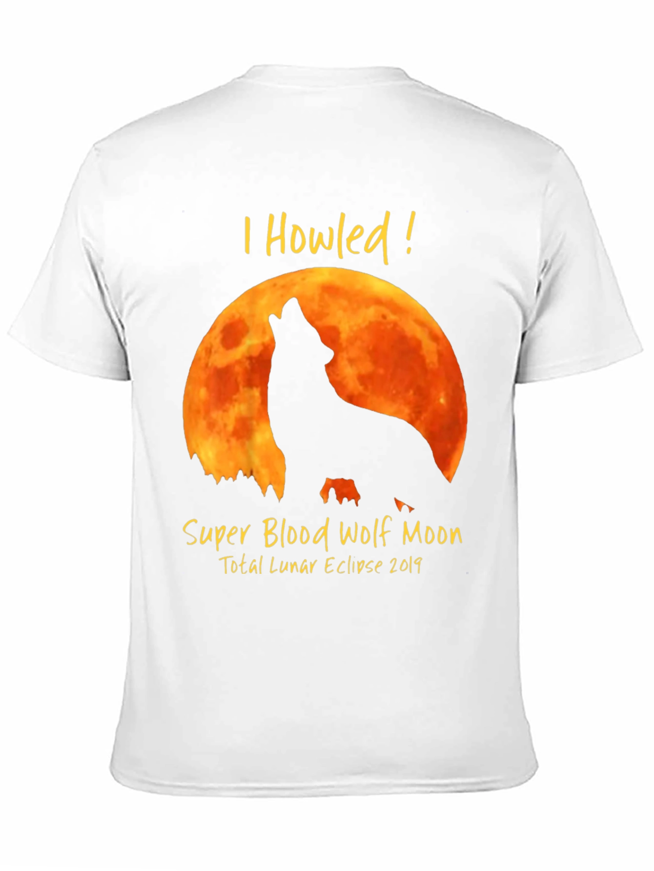 Super Blood Wolf Moon Total Lunar Eclipse 2019 T-Shirt