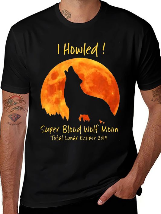 Super Blood Wolf Moon Total Lunar Eclipse 2019 T-Shirt