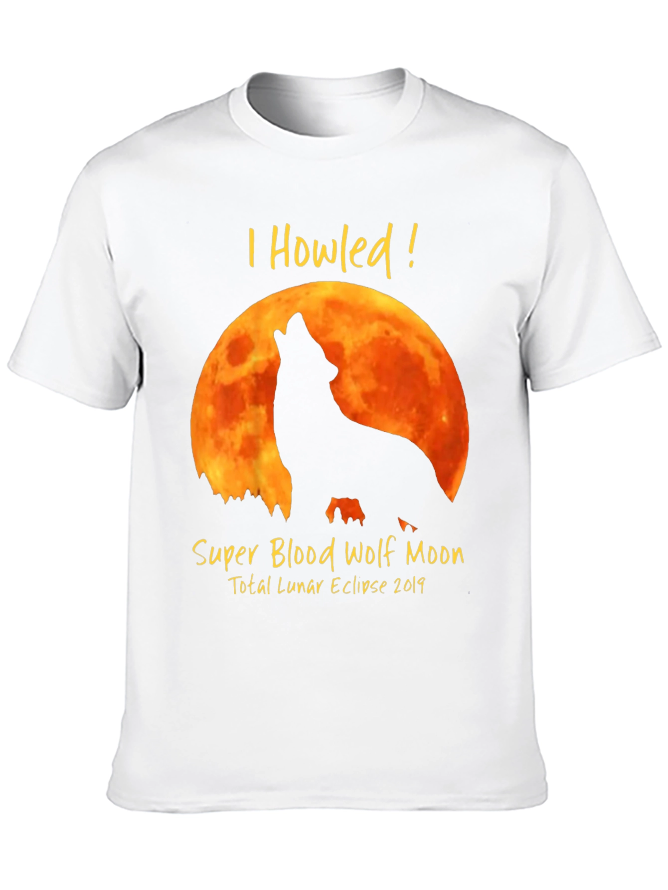 Super Blood Wolf Moon Total Lunar Eclipse 2019 T-Shirt