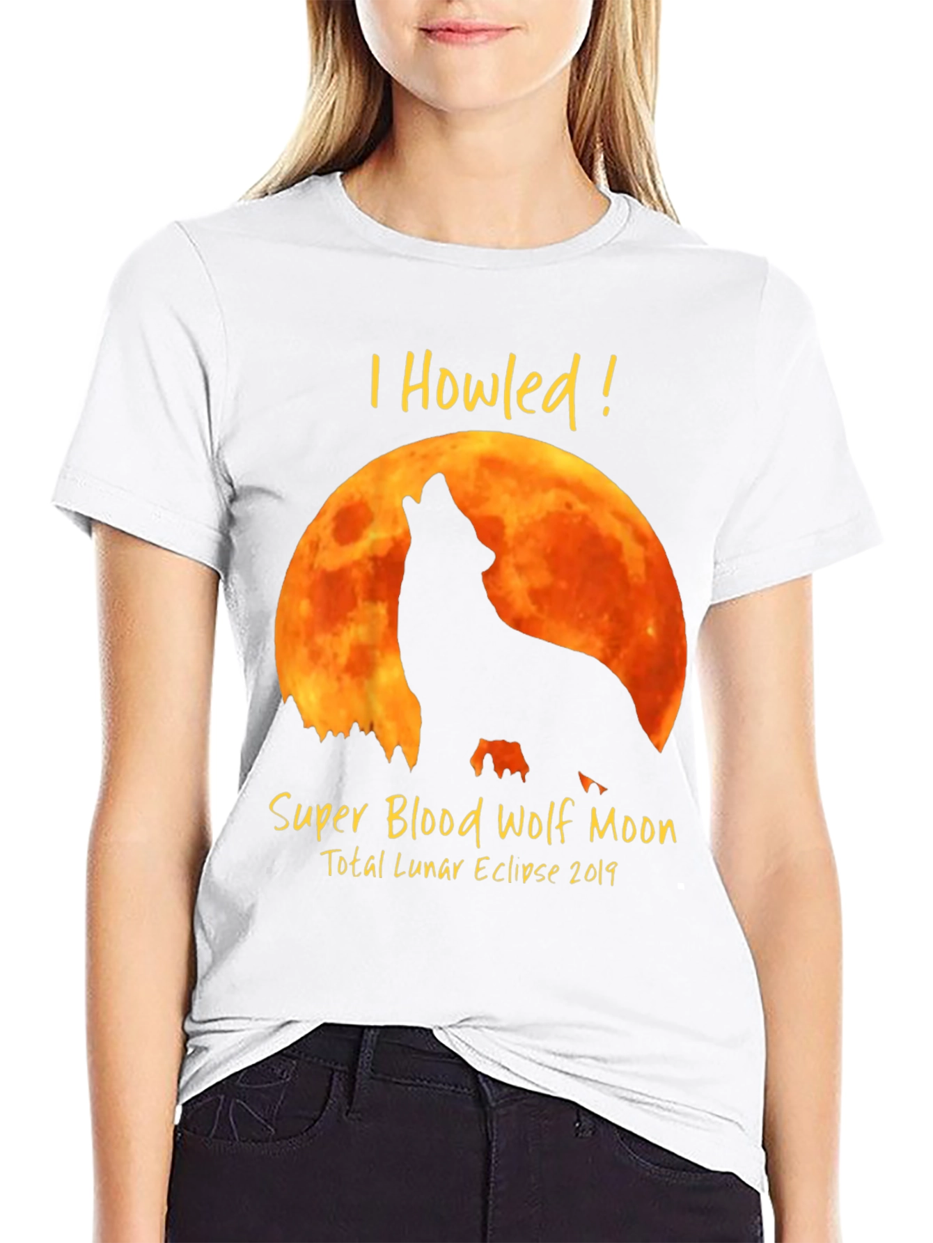 Super Blood Wolf Moon Total Lunar Eclipse 2019 T-Shirt