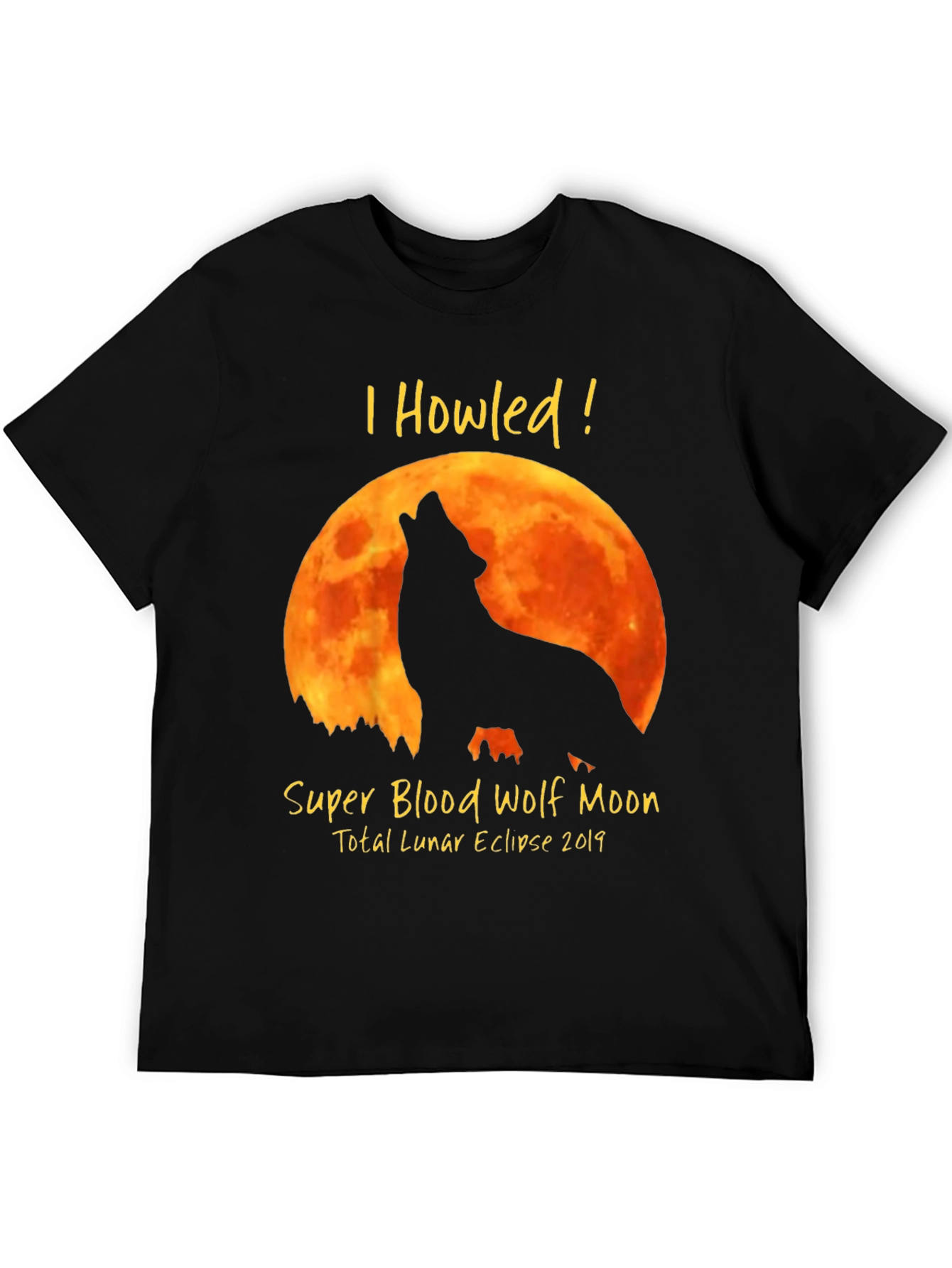 Super Blood Wolf Moon Total Lunar Eclipse 2019 T-Shirt