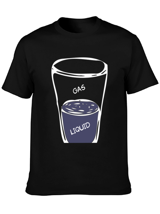Gas Liquid Funny Chemistry T-Shirt