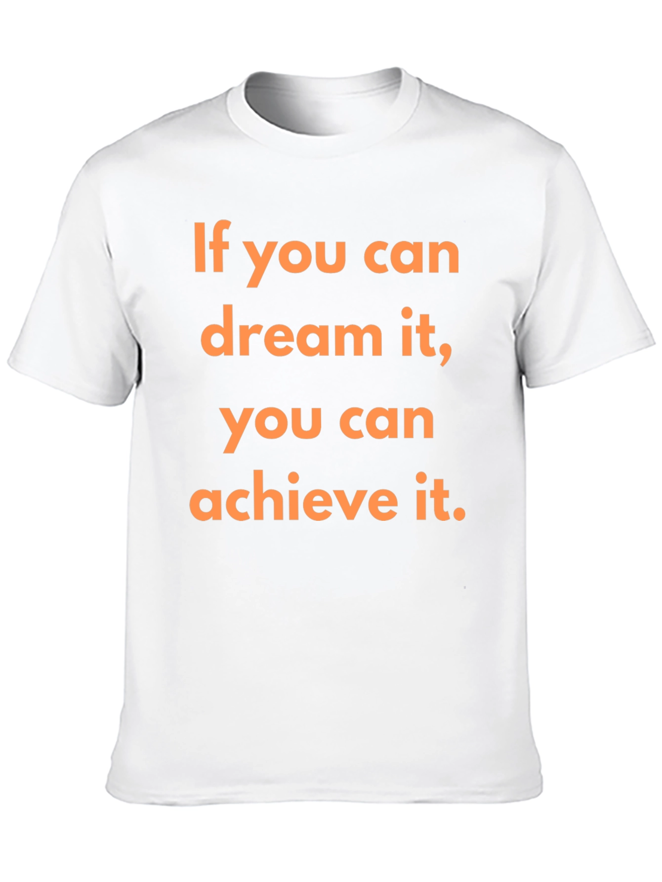 Motivational Dream Achieve Black T-Shirt