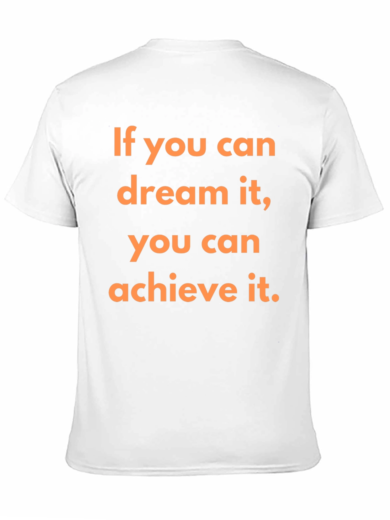 Motivational Dream Achieve Black T-Shirt