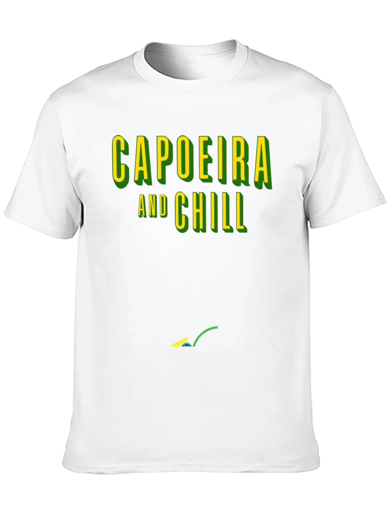 Capoeira and Chill Graphic T-Shirt - Black