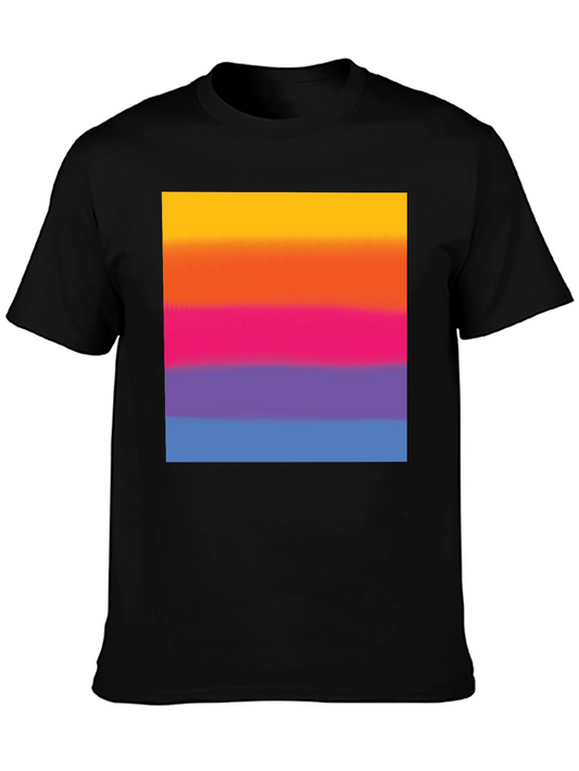 Vibrant Gradient T-Shirt - Colorful Casual Wear