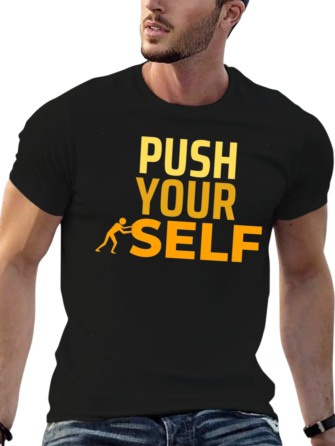 Push Yourself Graphic T-Shirt