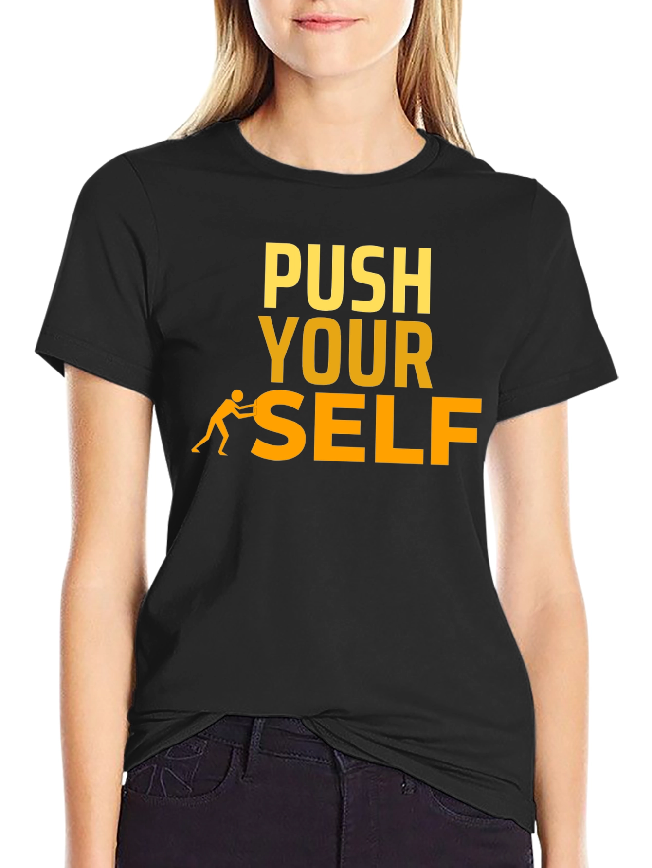 Push Yourself Graphic T-Shirt