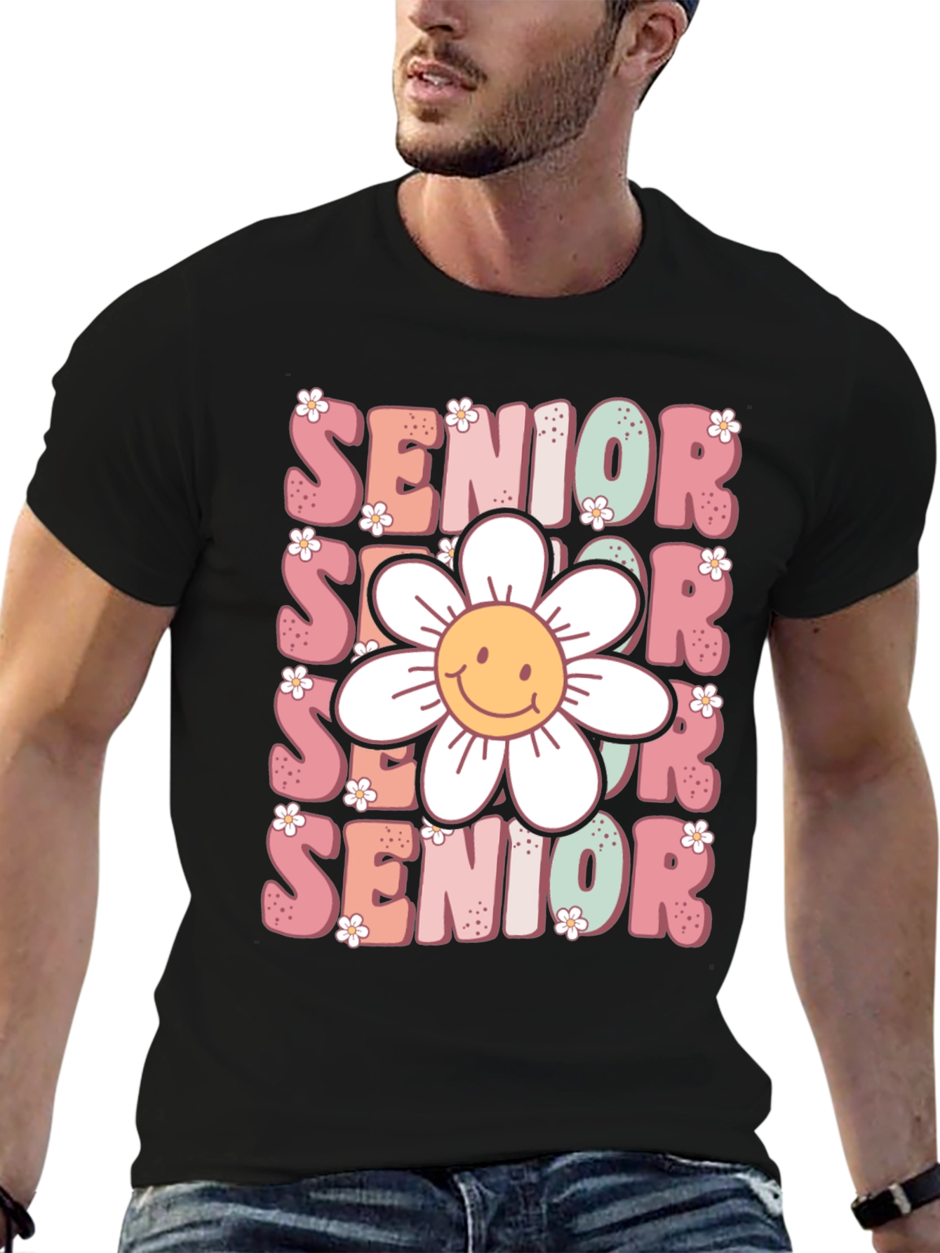 Senior Flower Graphic Tee