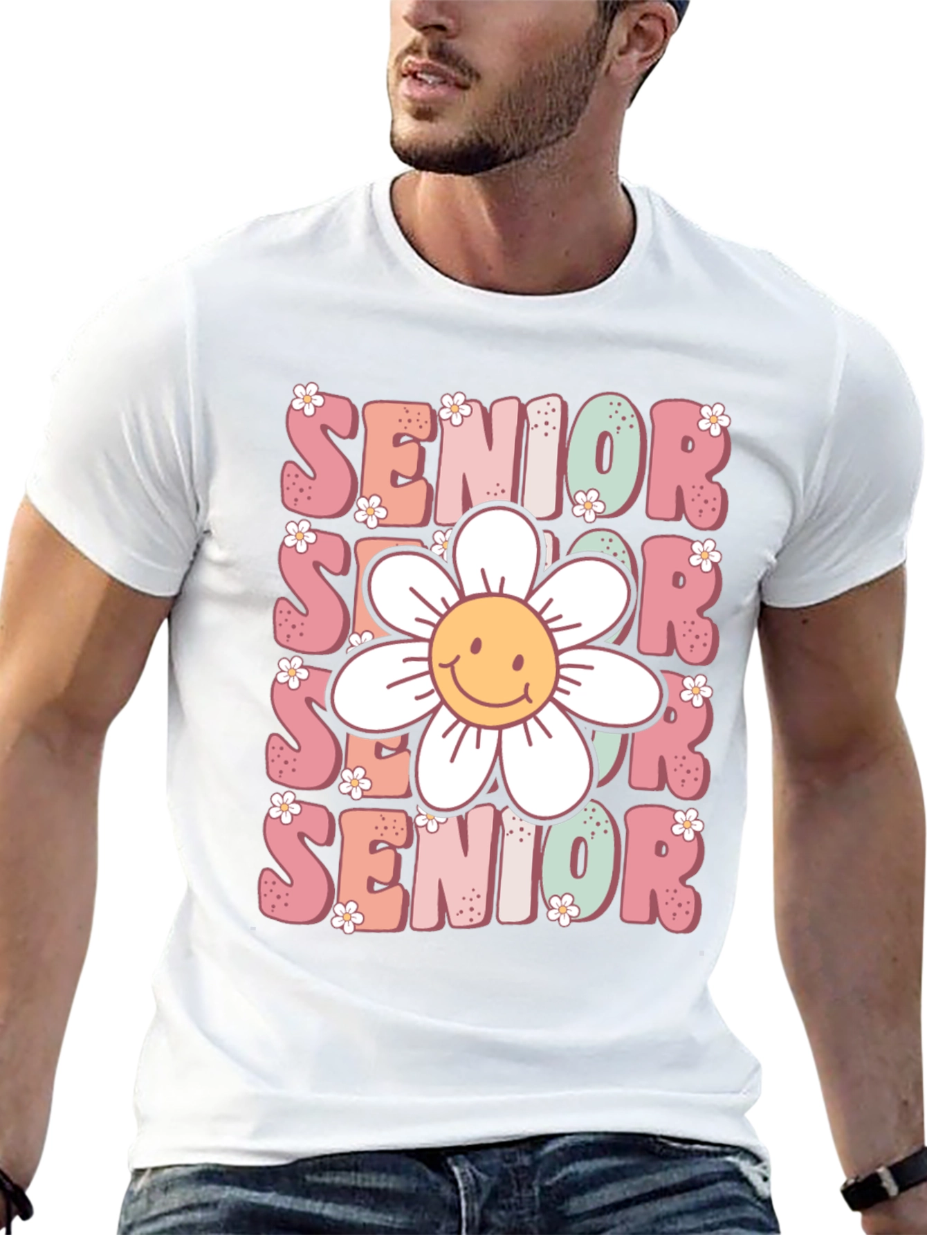 Senior Flower Graphic Tee